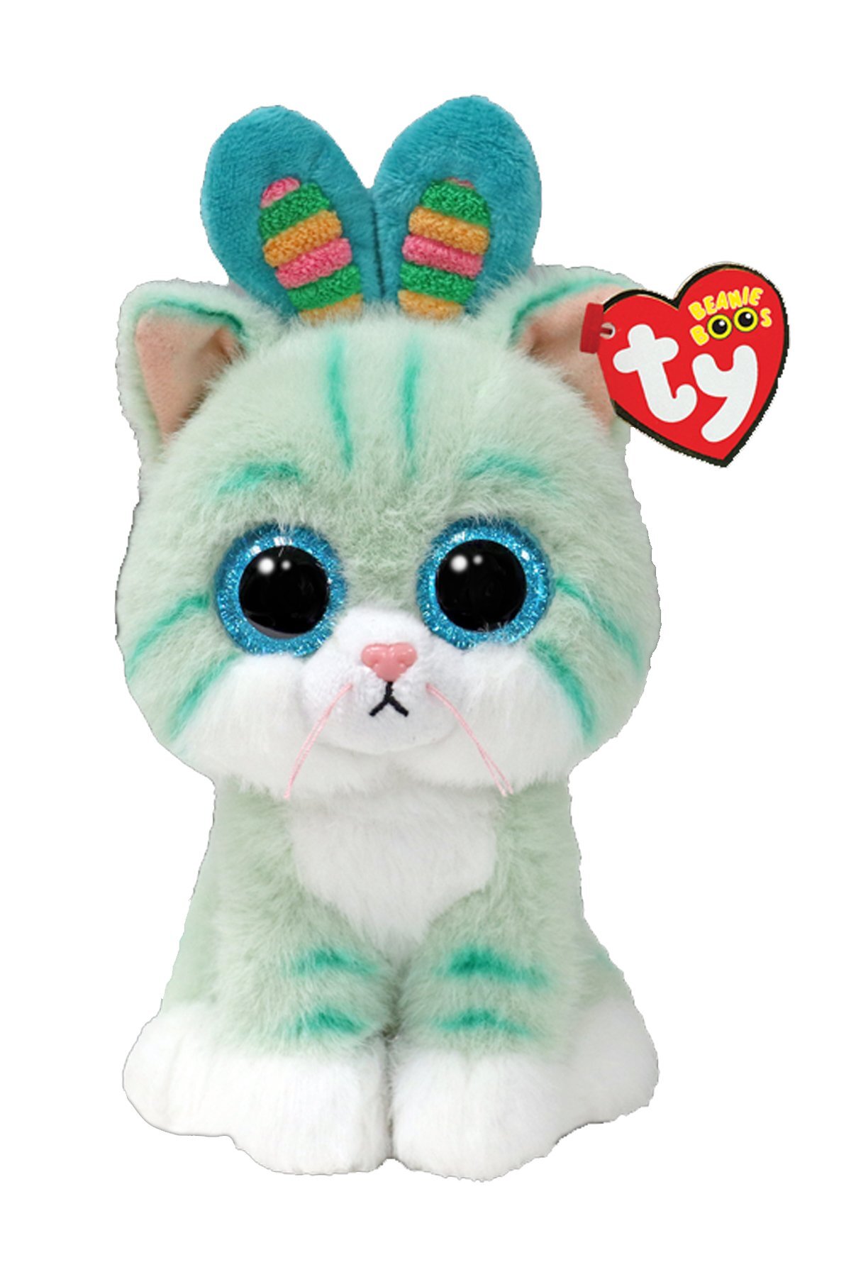 اسباب بازی های پشمی TY BEANIE BOO'S TURQUOISE CAT GUMDROP 15CM Genel Markalar
