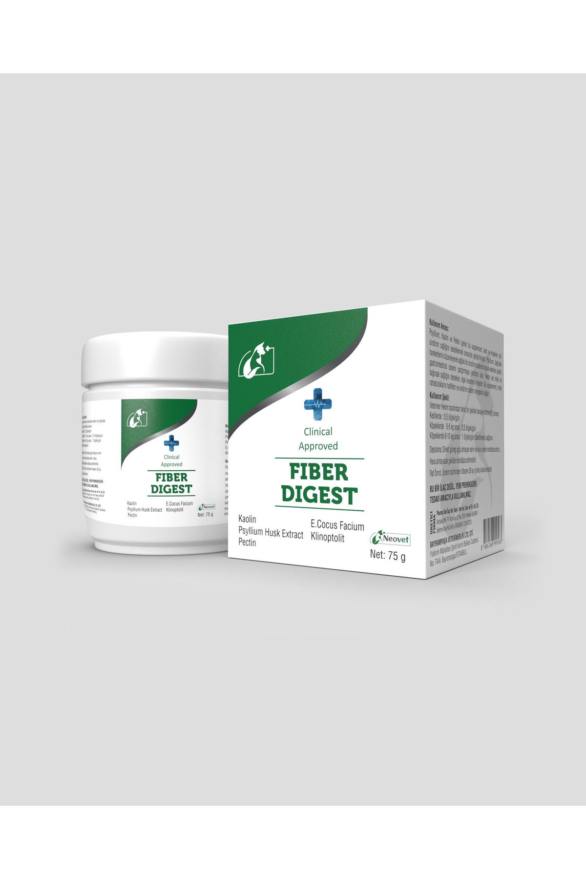 قطره مکمل گوارشی گربه و سگ نئووِت Neovet Fiber Digest