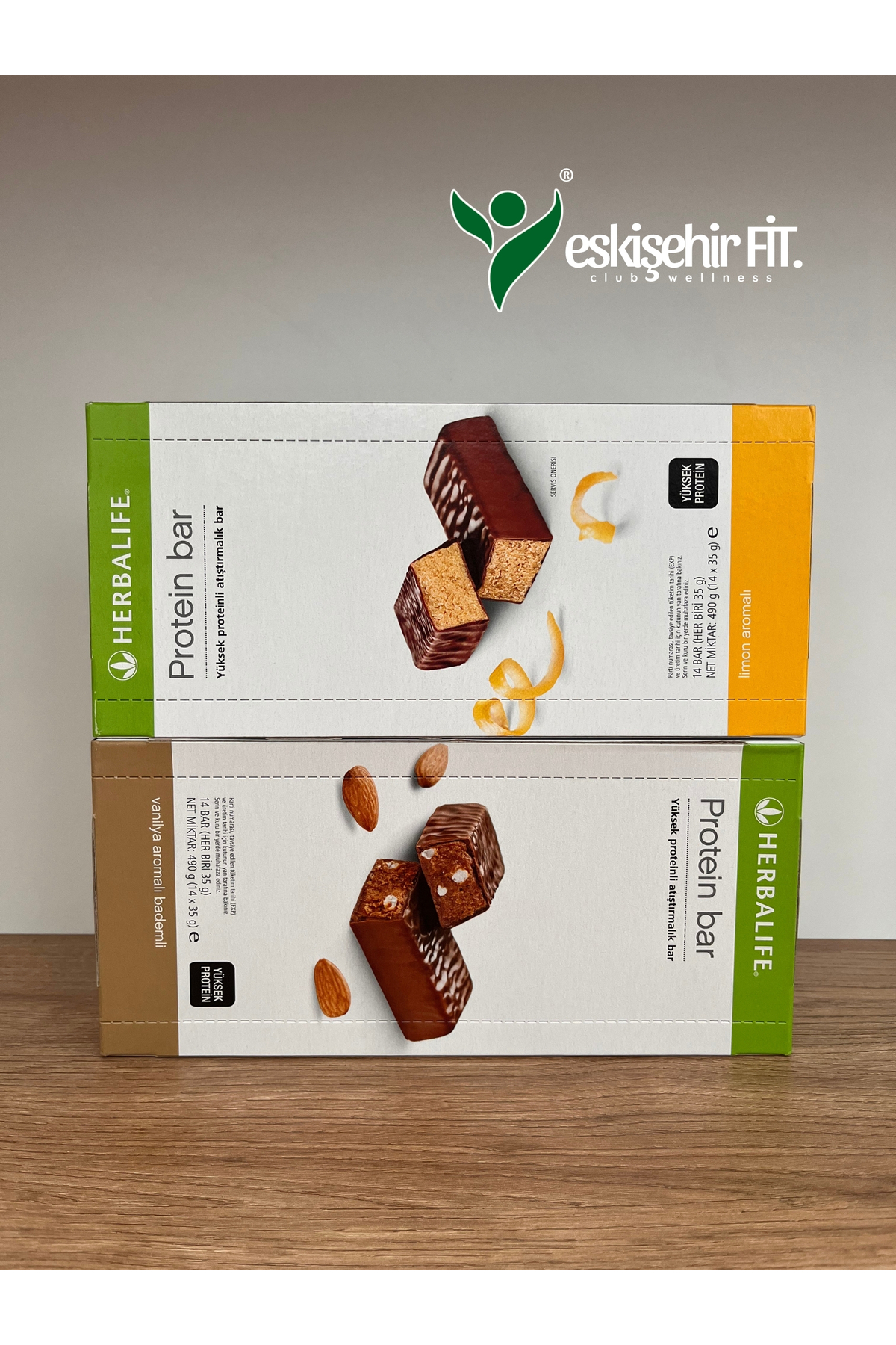پروتئین بار ست 2 تایی نوار پروتئینی با طعم لیمو و وانیل اورجینال Herbalife