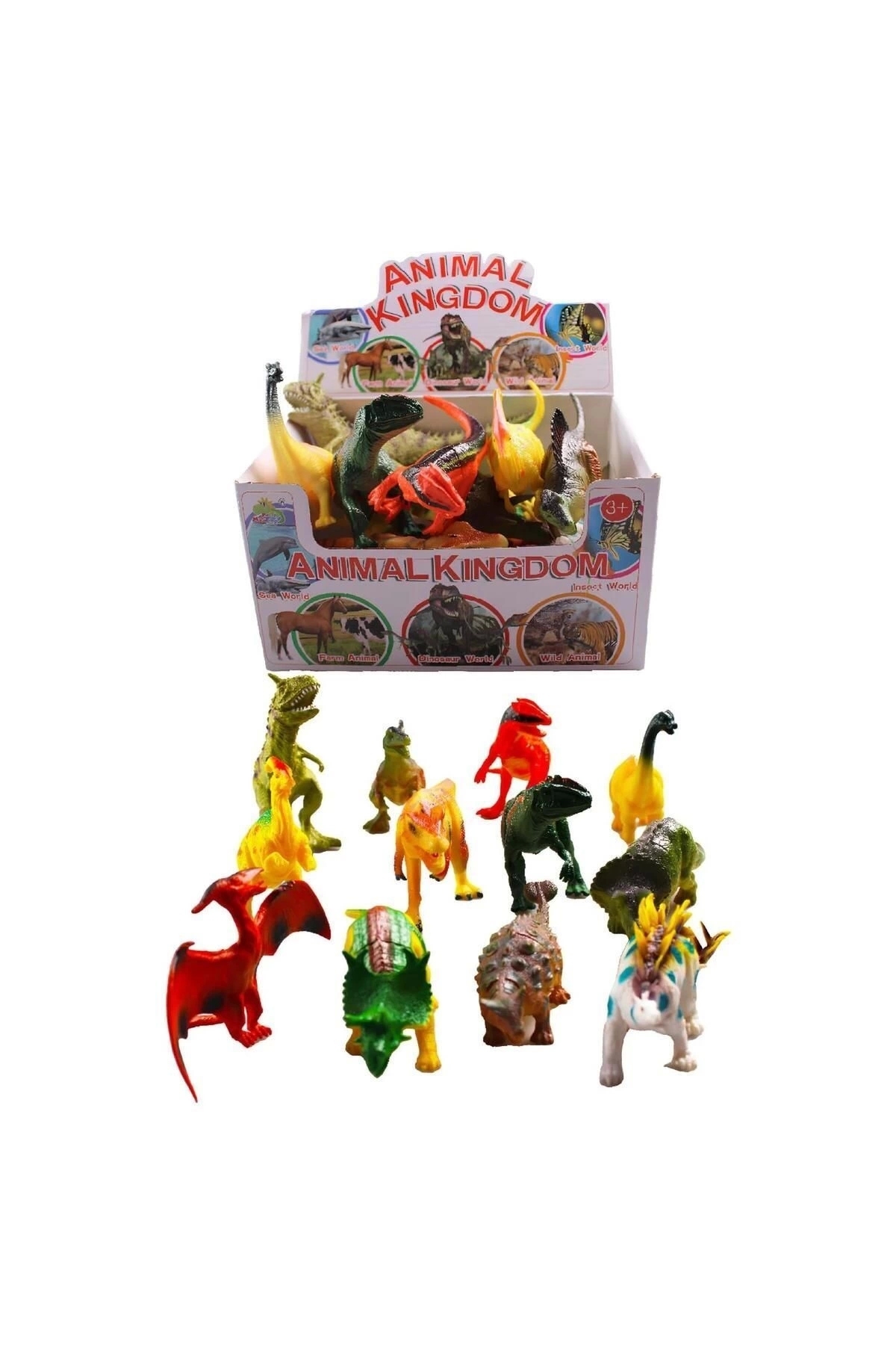 اسباب بازی های فیگور دیگر SP 3130 KL1789 SINGLE DINOSAURS IN BOX 192 Genel Markalar