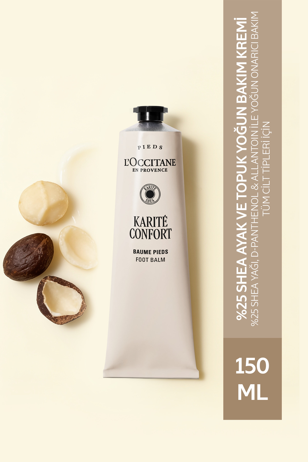 کرم پا SHEA BUTTER INTENSIVE FOOT BALM CREAM 150 ML L'Occitane