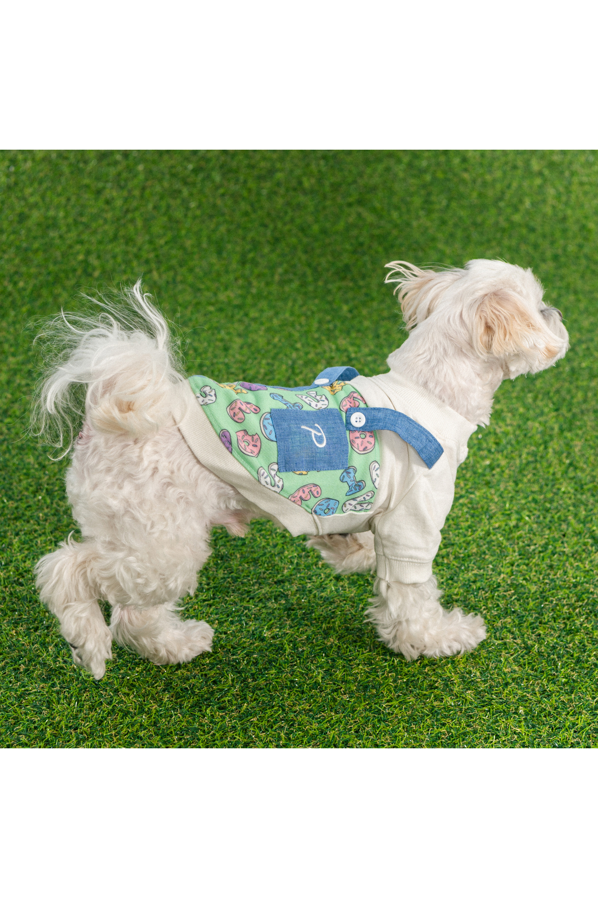 لباس سگ بندی Maisy از پوپیا Puppia، مدل PAZA-TS2165، بژ