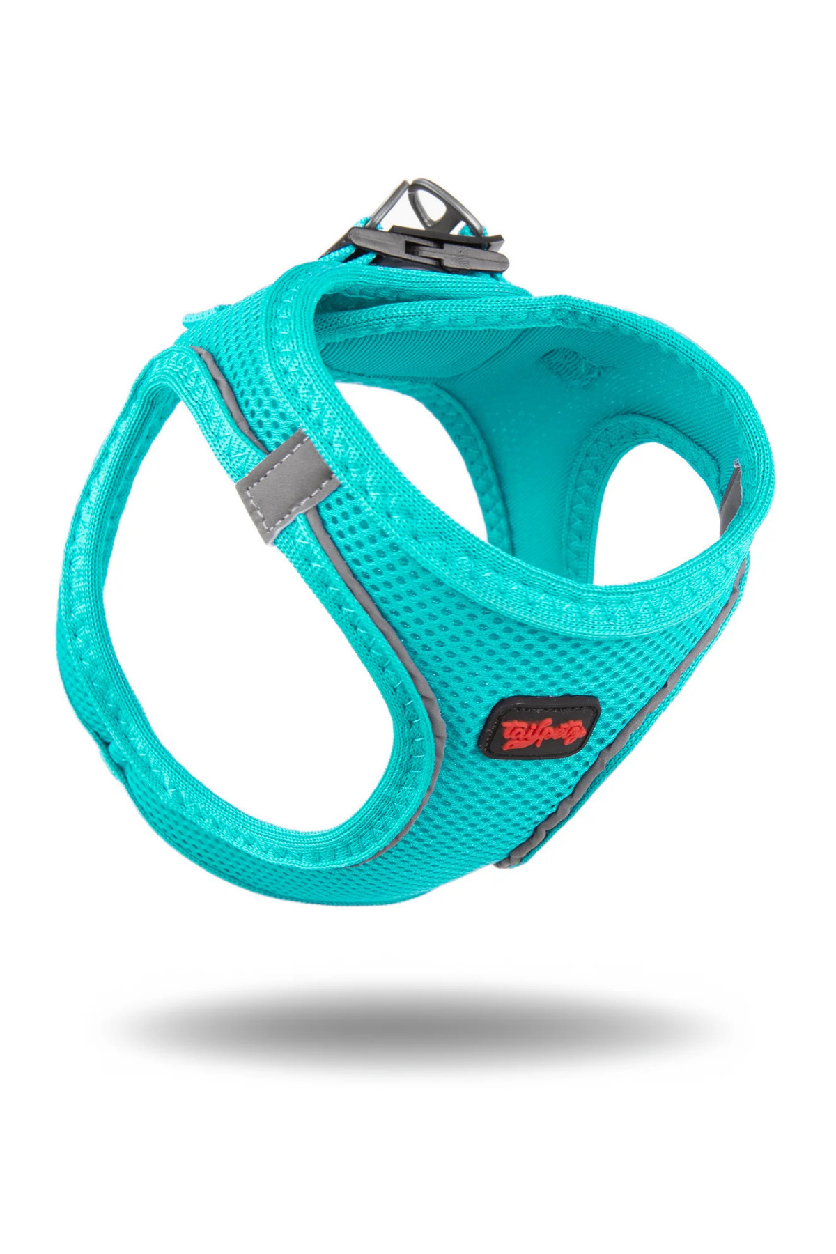 قلاده سگ دسته گربه نژاد کوچک و متوسط ​​AIR MESH نرم تنفسی فیروزه ای بادوام اورجینال Tailpetz