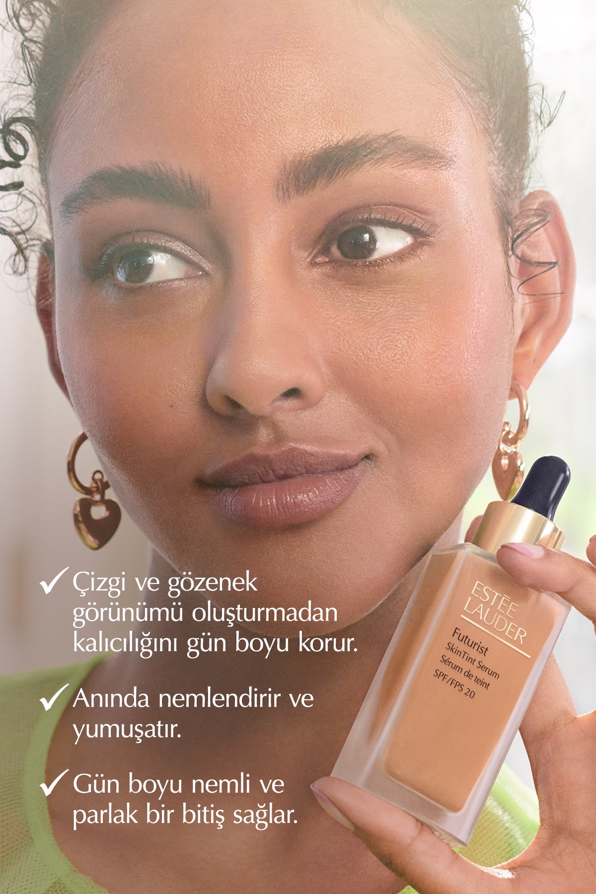 کرم پودر بنیاد سرم SINTINT FUTURIST 30ML SPF20 COLOR: BEIGE پوسته 4N1 Estee Lauder