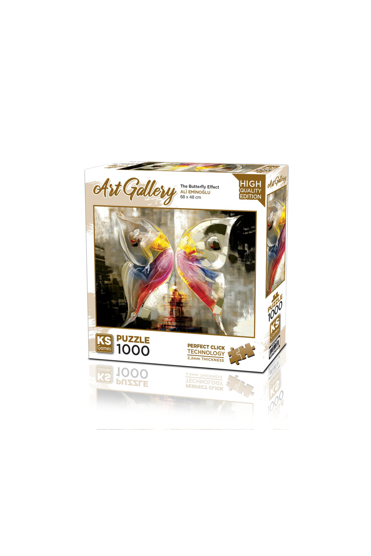 پازل اثر پروانه 1000 قطعه اورجینال Ks Games