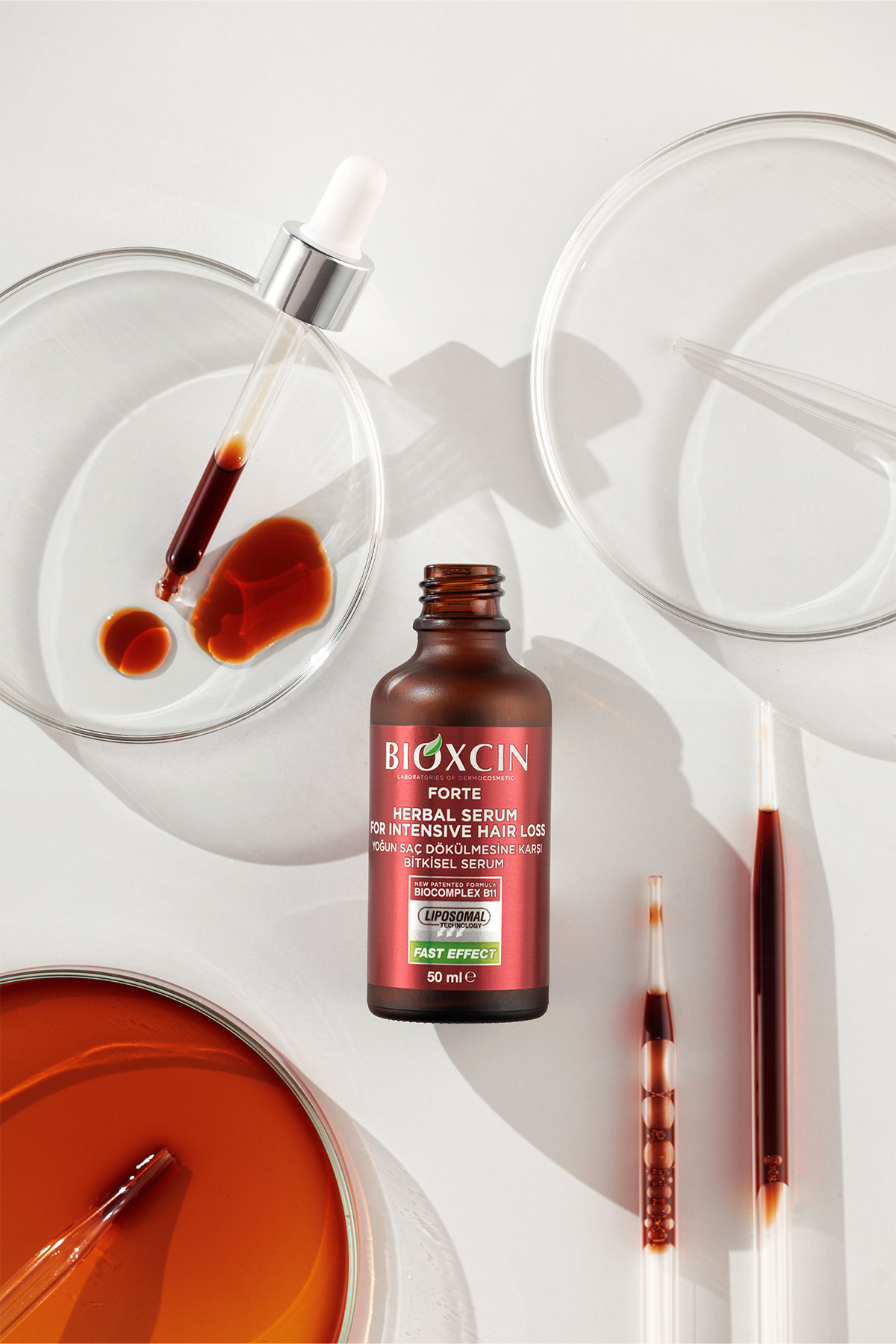 Bioxcin سرم گیاهی ضد ریزش مو فورته 3x50 میلی لیتر
