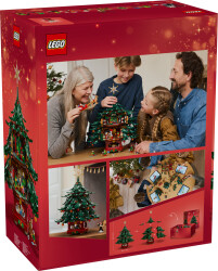 مجموعه ساختنی و دکوری درخت کریسمس خانوادگی لگو LEGO آیکونیک مدل 41843، ۳۱۷۱ قطعه، حداقل سن ۹ سال