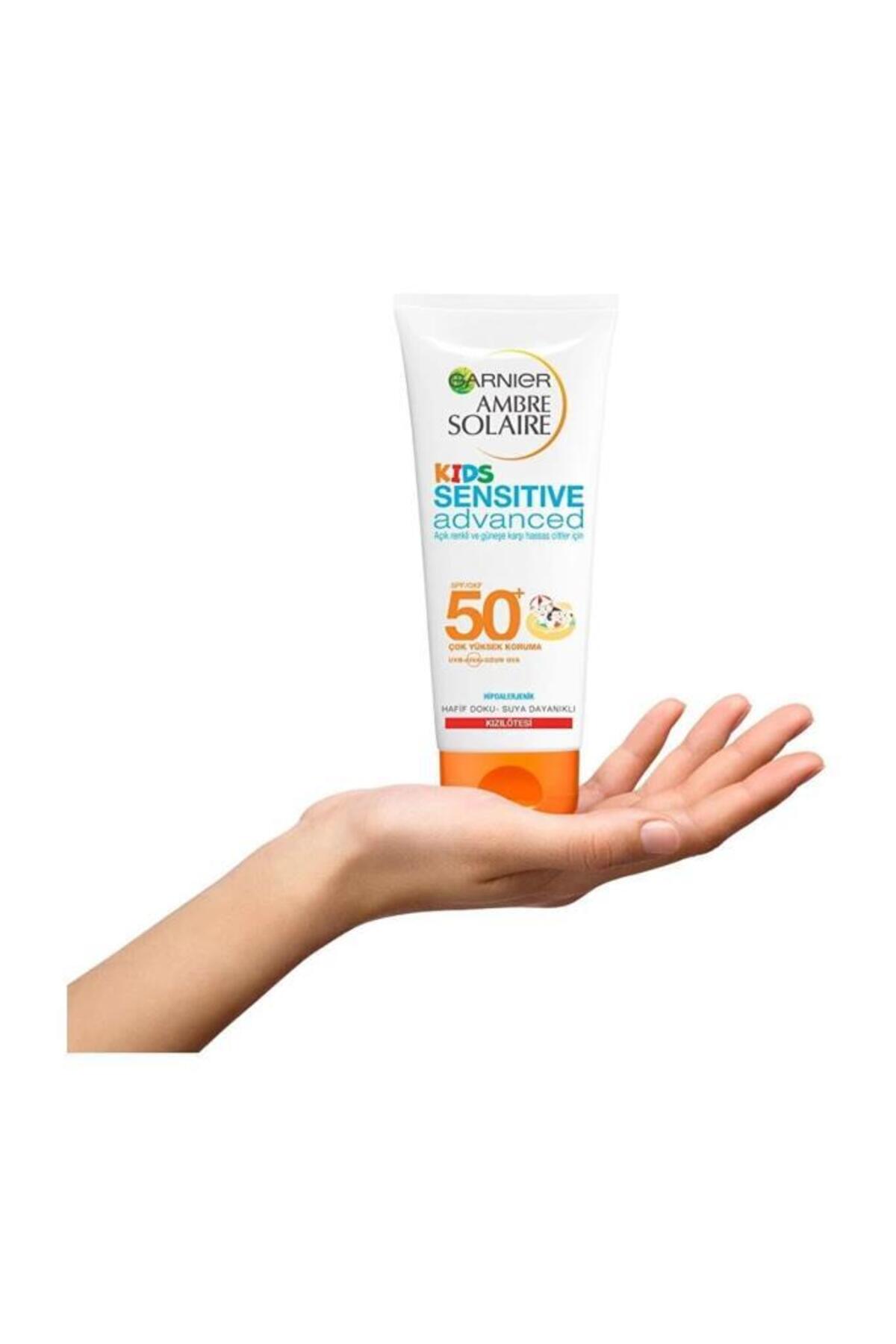 Garnier کرم ضدآفتاب حساس پوست کودک آمبر سولر حساس پیشرفته SPF50 + 175ml