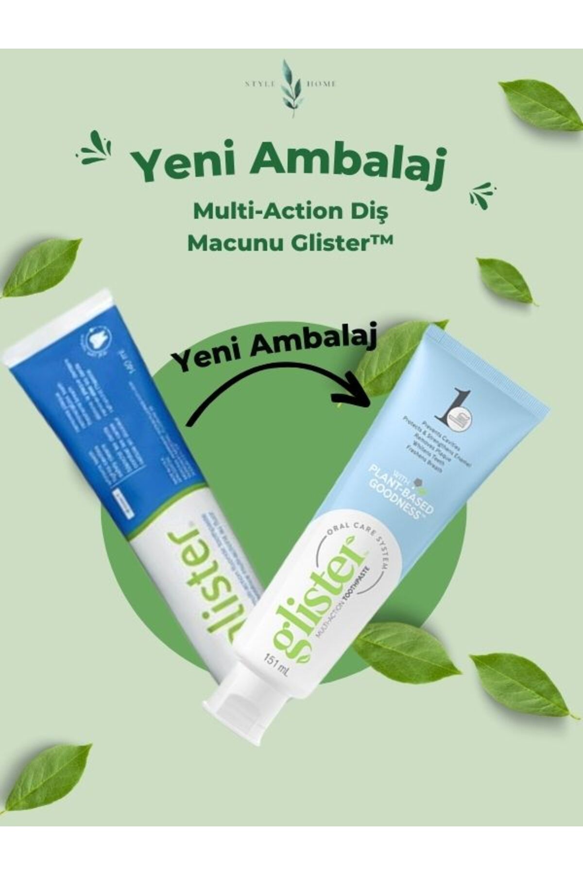 Amway خمیردندان چندکاره با برچسب گلیستر