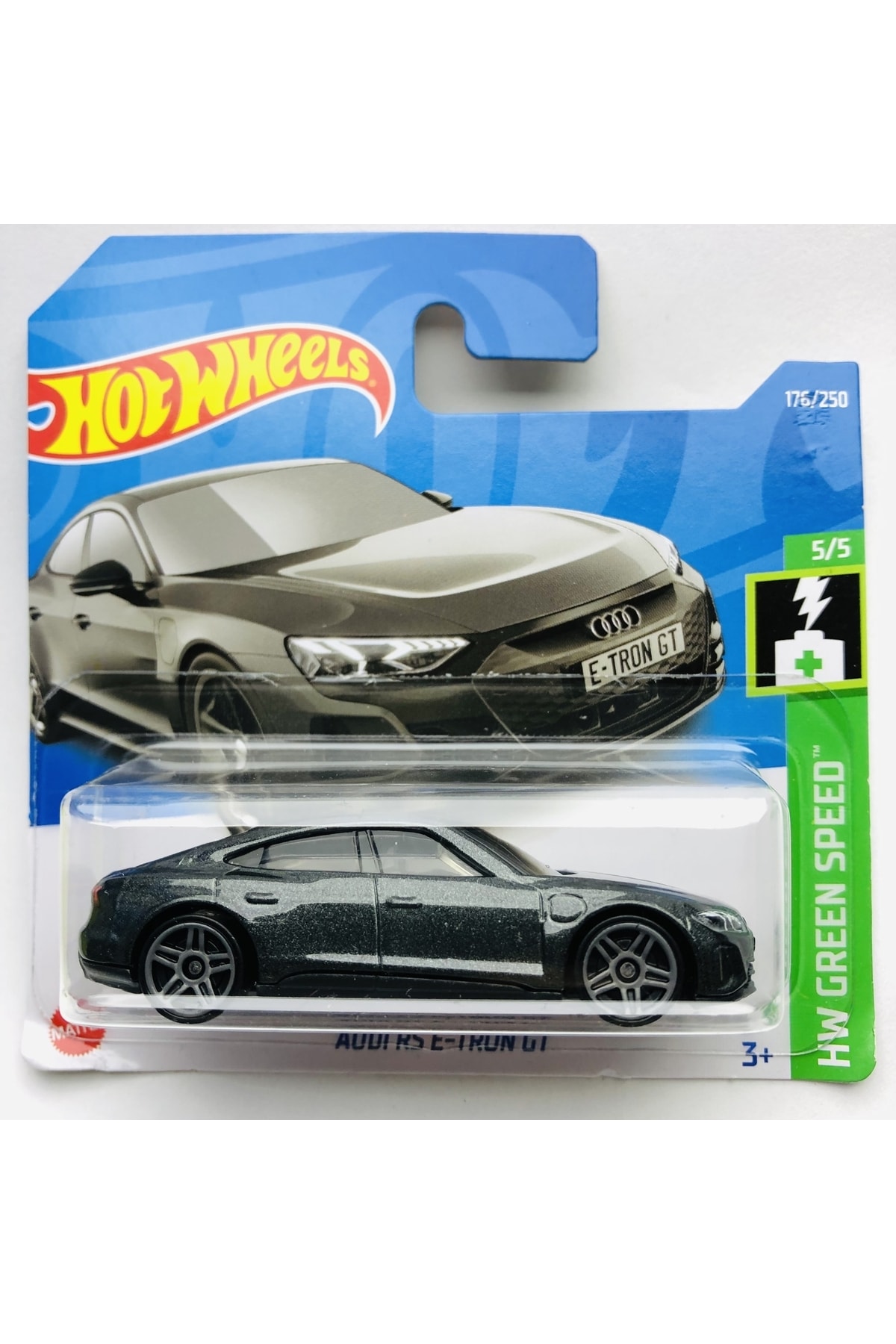 ماشین اسباب بازی 2022 جدید AUDI RS E TRON GT GREY 1:64 SCALE HOTWHEELS BRAND 5 HOT WHEELS