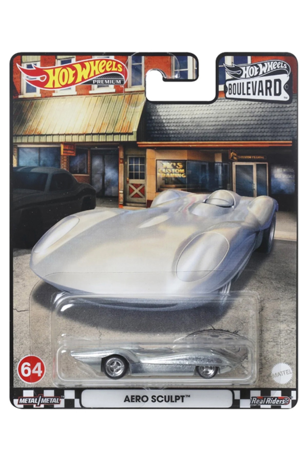ماشین اسباب بازی پریمیوم بلوار AERO SCULPT HCR06 از ترکیه HOT WHEELS
