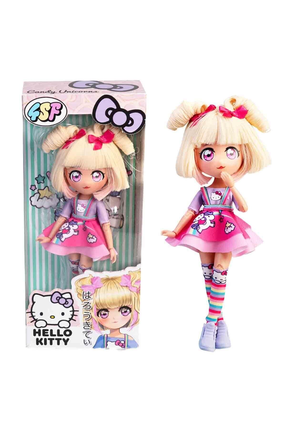عروسک های اسباب بازی و لوازم جانبی شکل مانگا HELLO KITTY HKTF0000 CANDY UNICORN GIOCHI PREZIOSI