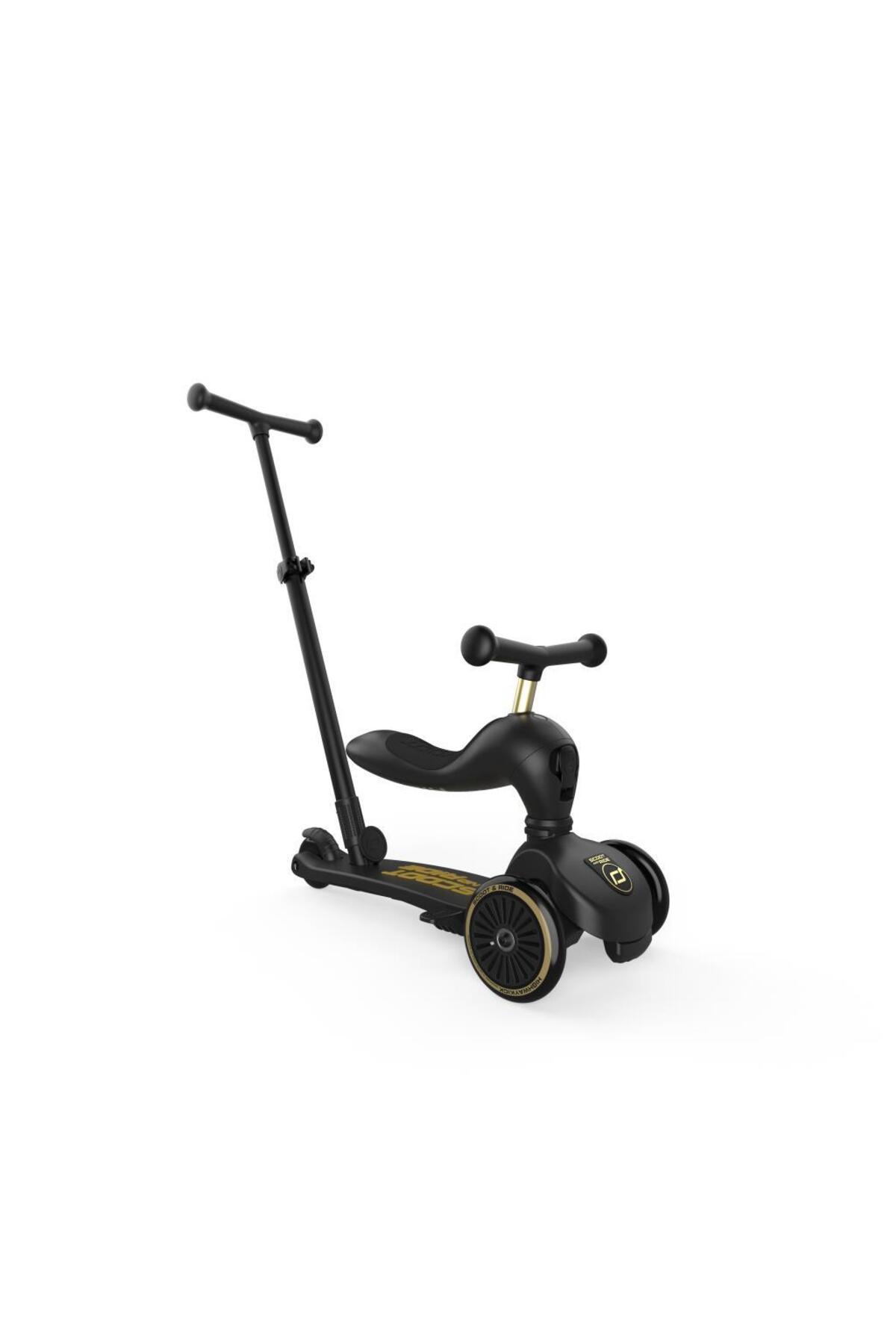 اسکوتر کودکان PUSH AND GO CHILD WITH PARENTAL CONTROL BLACK & GOLD LIMITED EDITION 240527 00089 از ترکیه SCOOT AND RIDE