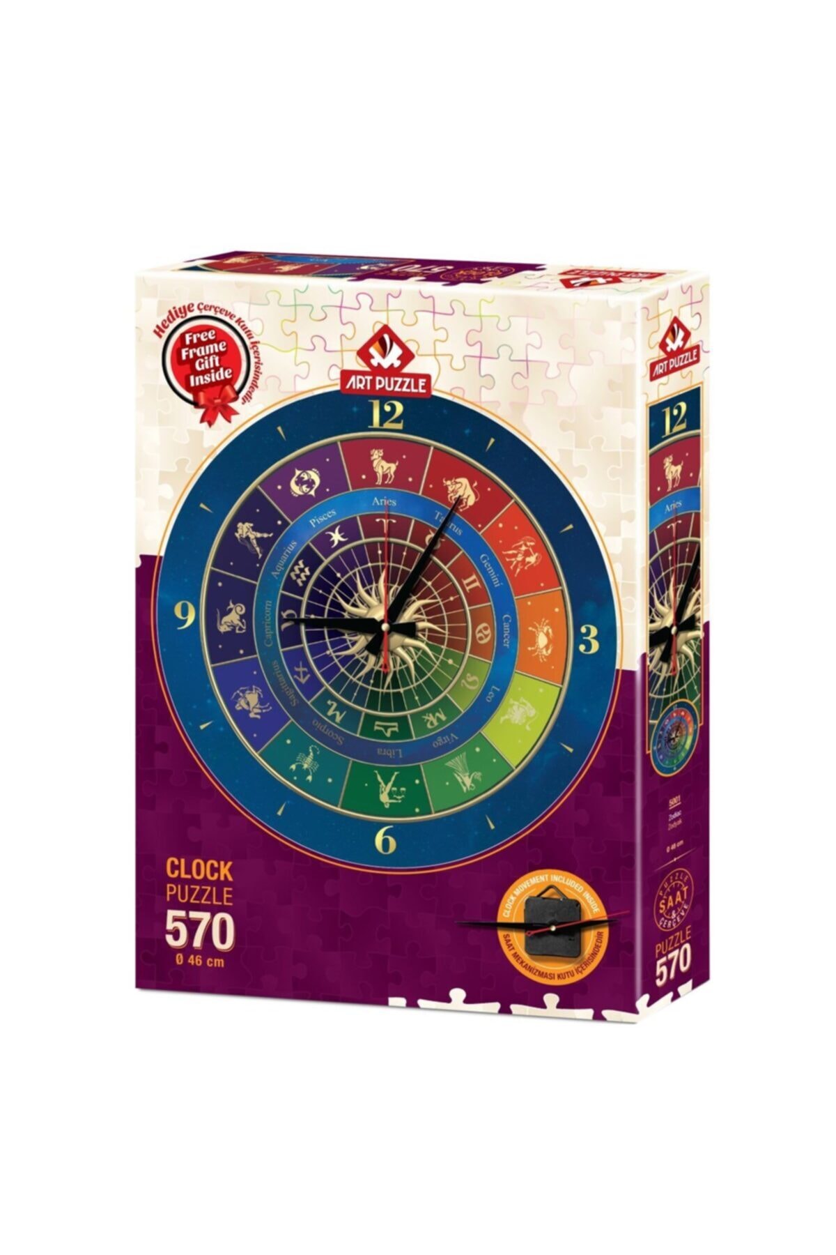 پازل برند: ZODIAC 570 قطعه ساعت دسته: اورجینال ارت Art Puzzle