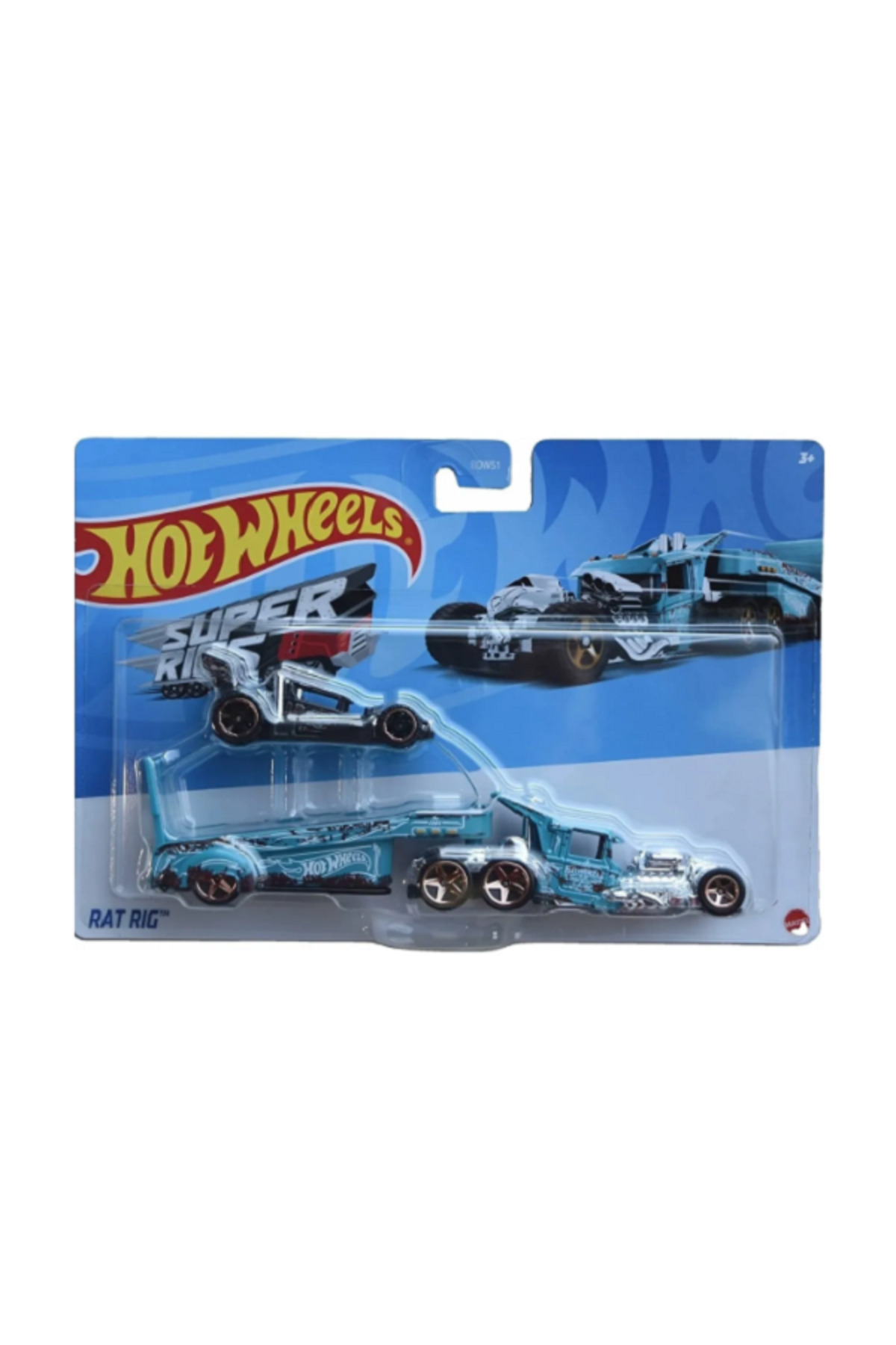 ماشین اسباب بازی کامیون های حامل RAT RIG HDT08 TOY TRUCK از ترکیه HOT WHEELS