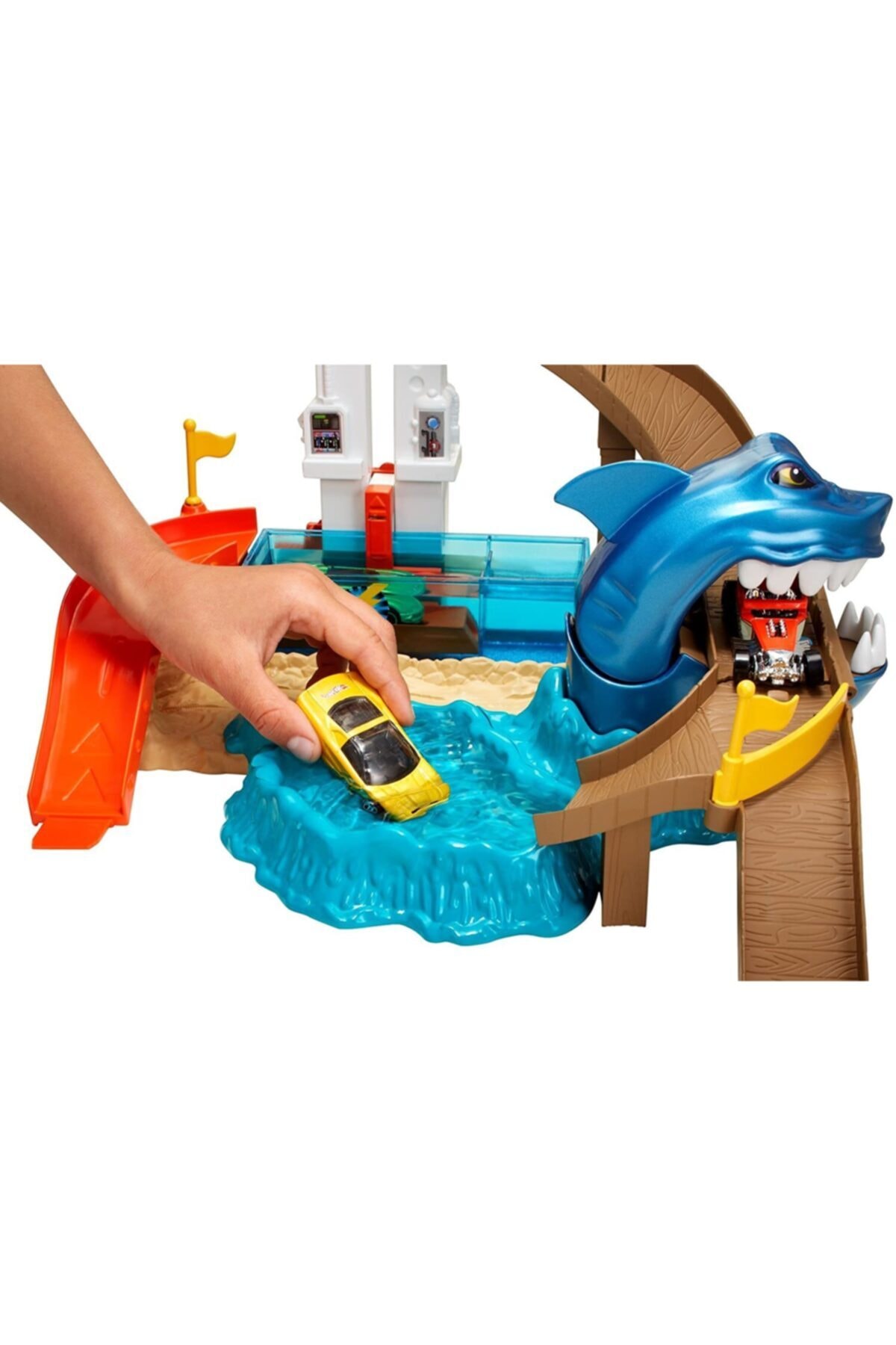 ماشین اسباب بازی COLOR SHIFTERS SHARKPORT SHOWDOWN BGK04 از ترکیه HOT WHEELS
