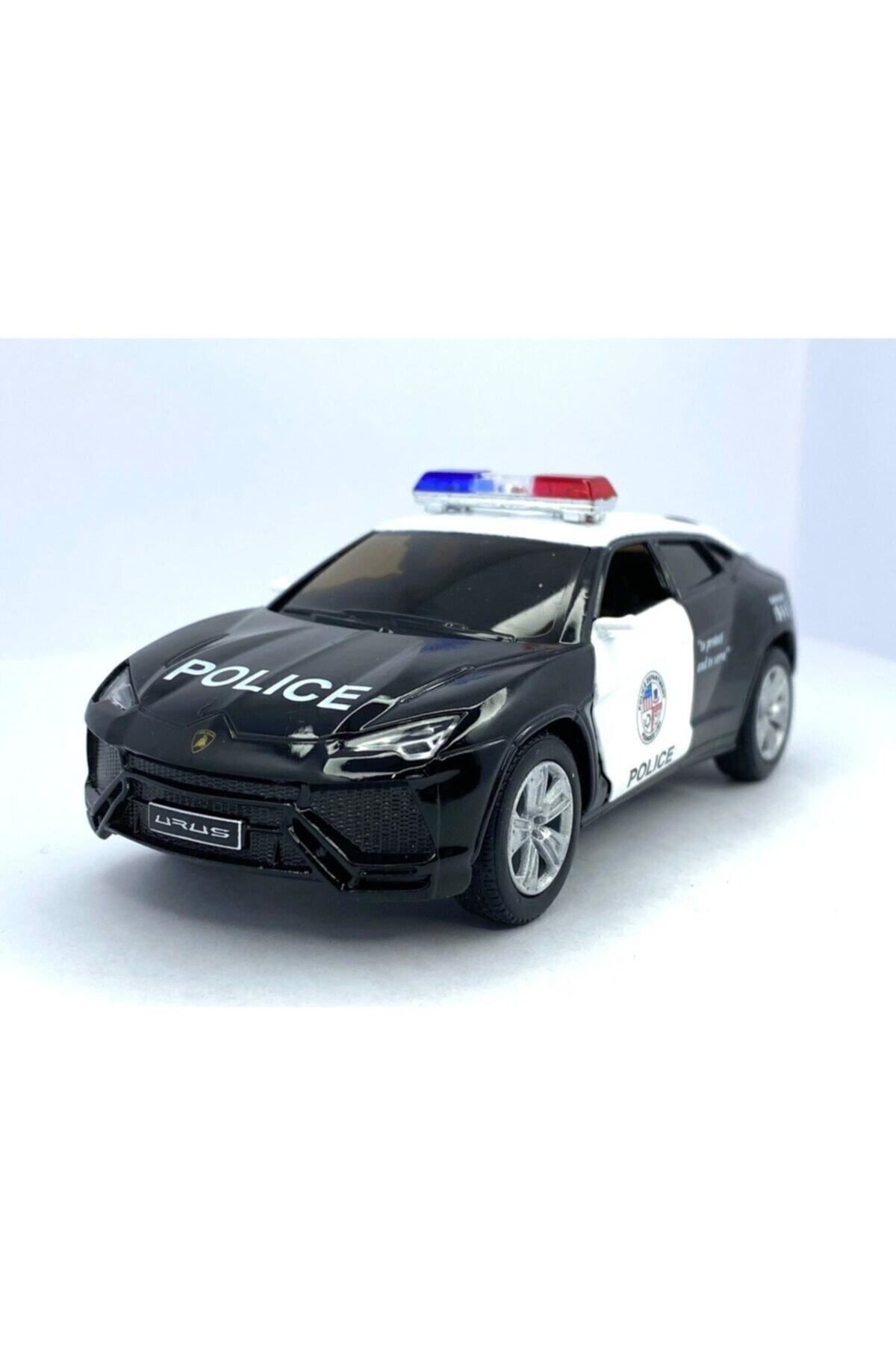 ماشین اسباب بازی لامبورگینی URUS METAL POLICE CAR 5 INCH PULL DROP Diecast