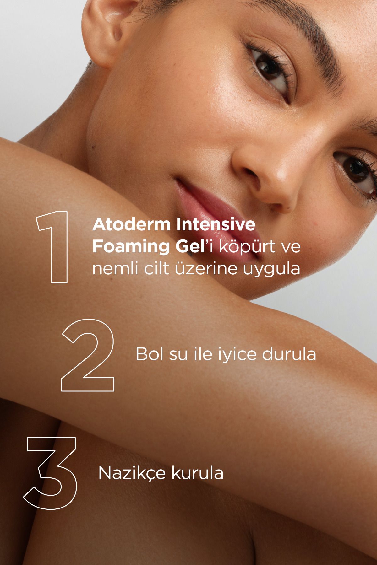 ژل شستشوی بدن و صورت مدل Atoderm با حجم 1 لیتر  بایودرما Bioderma