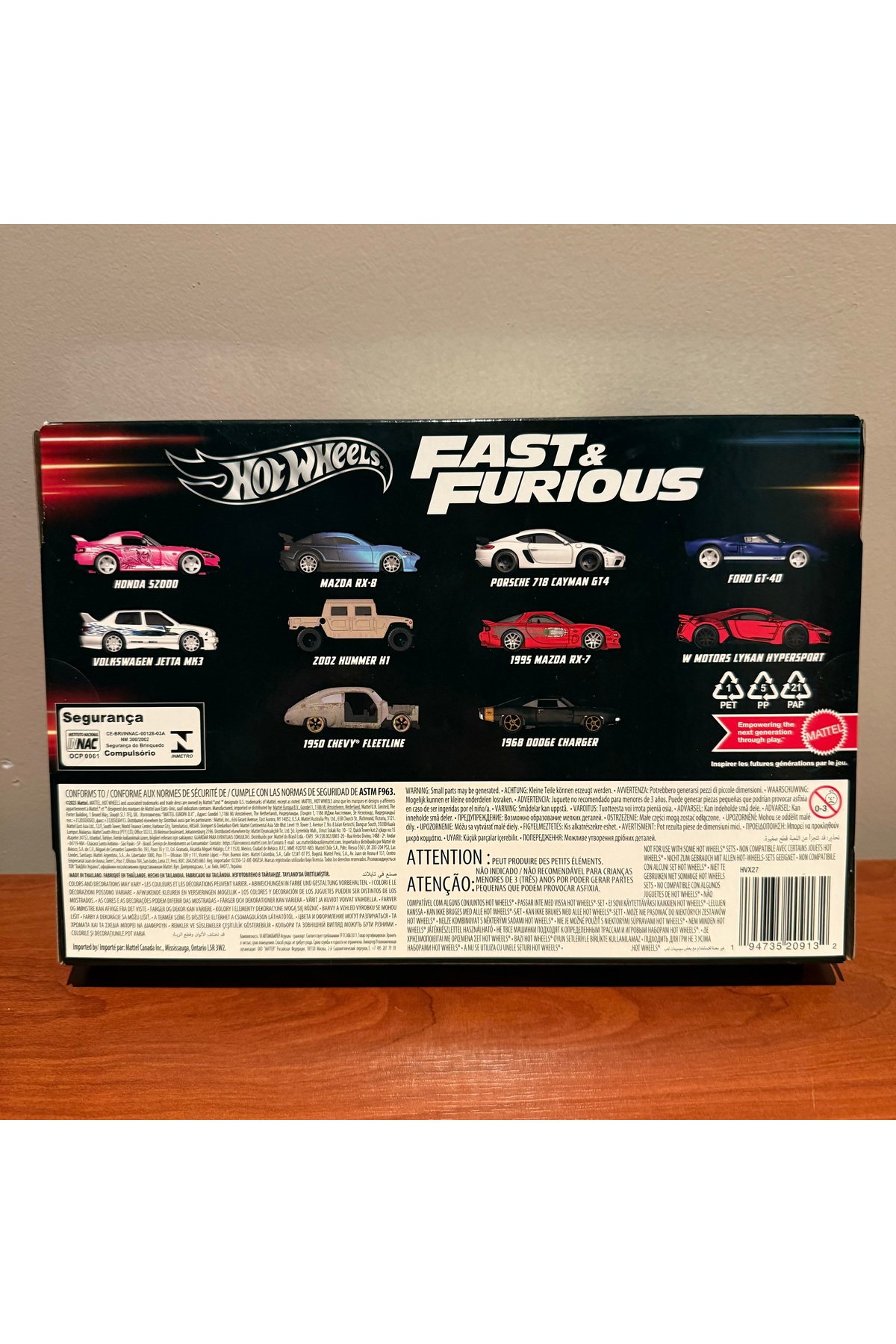 ماشین اسباب بازی مجموعه سریع و خشمگین MAZDA RX 7 هات ویلز اورجینال HOT WHEELS