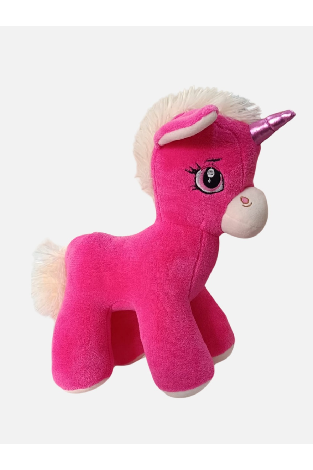 اسباب بازی های پشمی پونی تکشاخ مخمل دار 40 سانتی متری GRAN TOYS