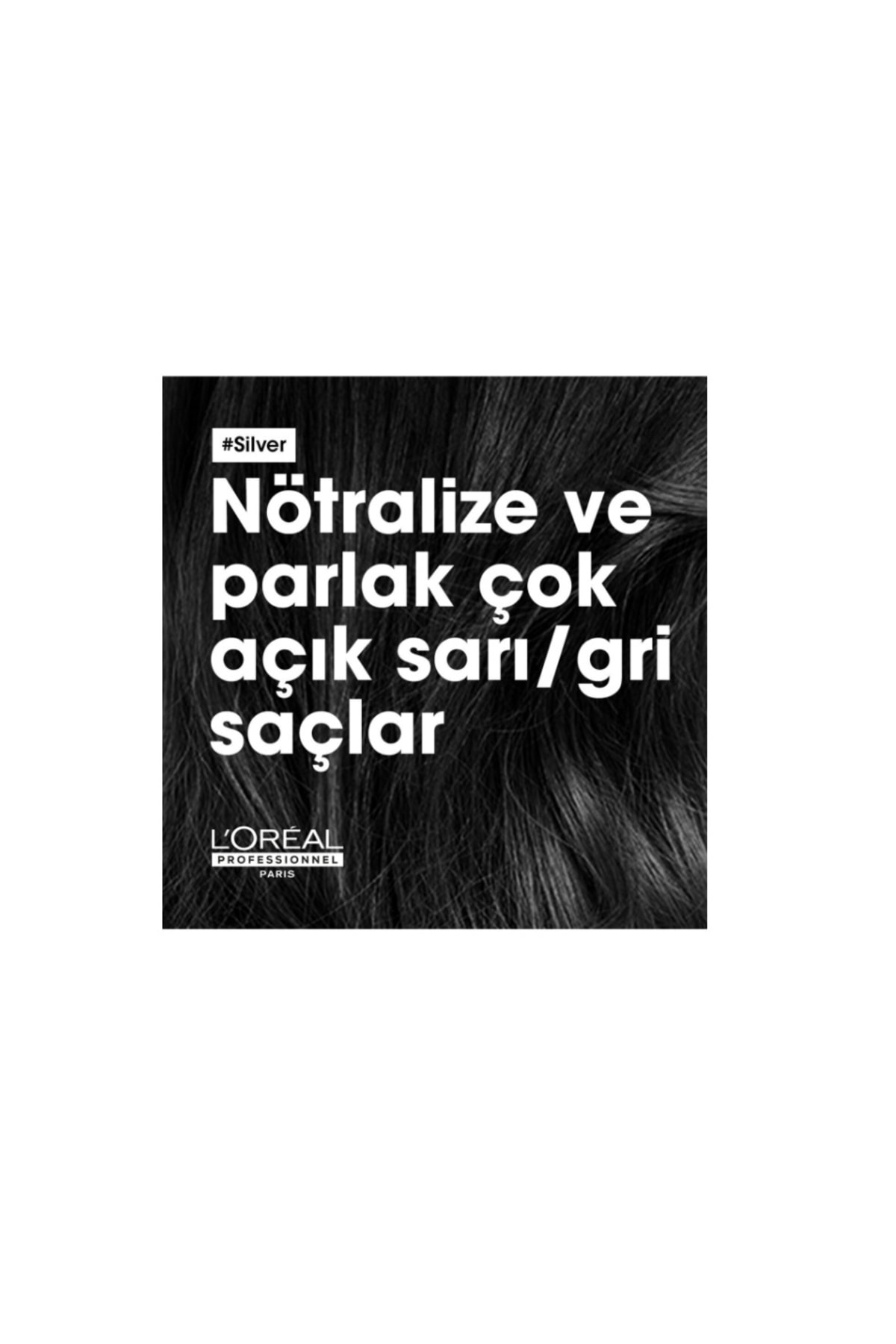 شامپو ضد پرتقالی و زرد منیزیم سیلور سری EXPERT میل اورجینال L'oreal Professionnel