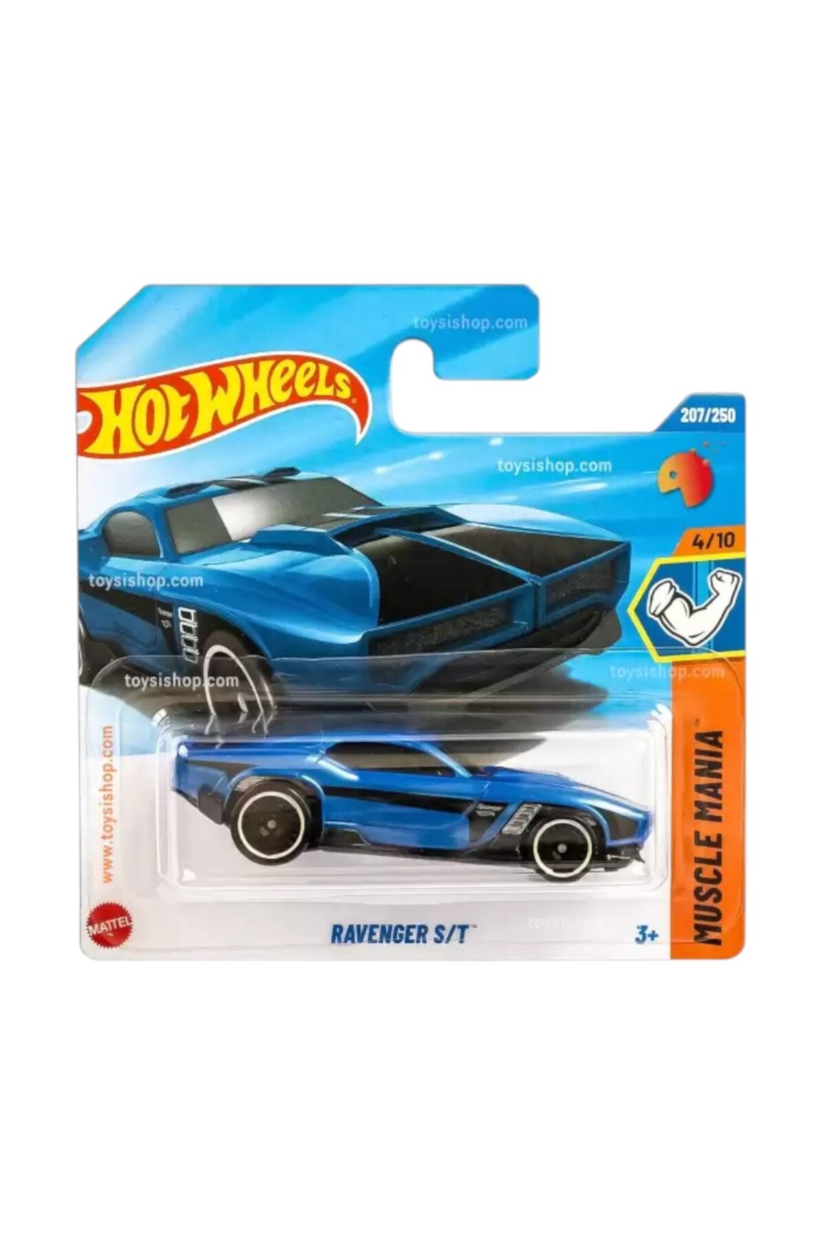ماشین اسباب بازی RAVENGER S T MUSCLE MANIA JBB26 هات ویلز اورجینال HOT WHEELS