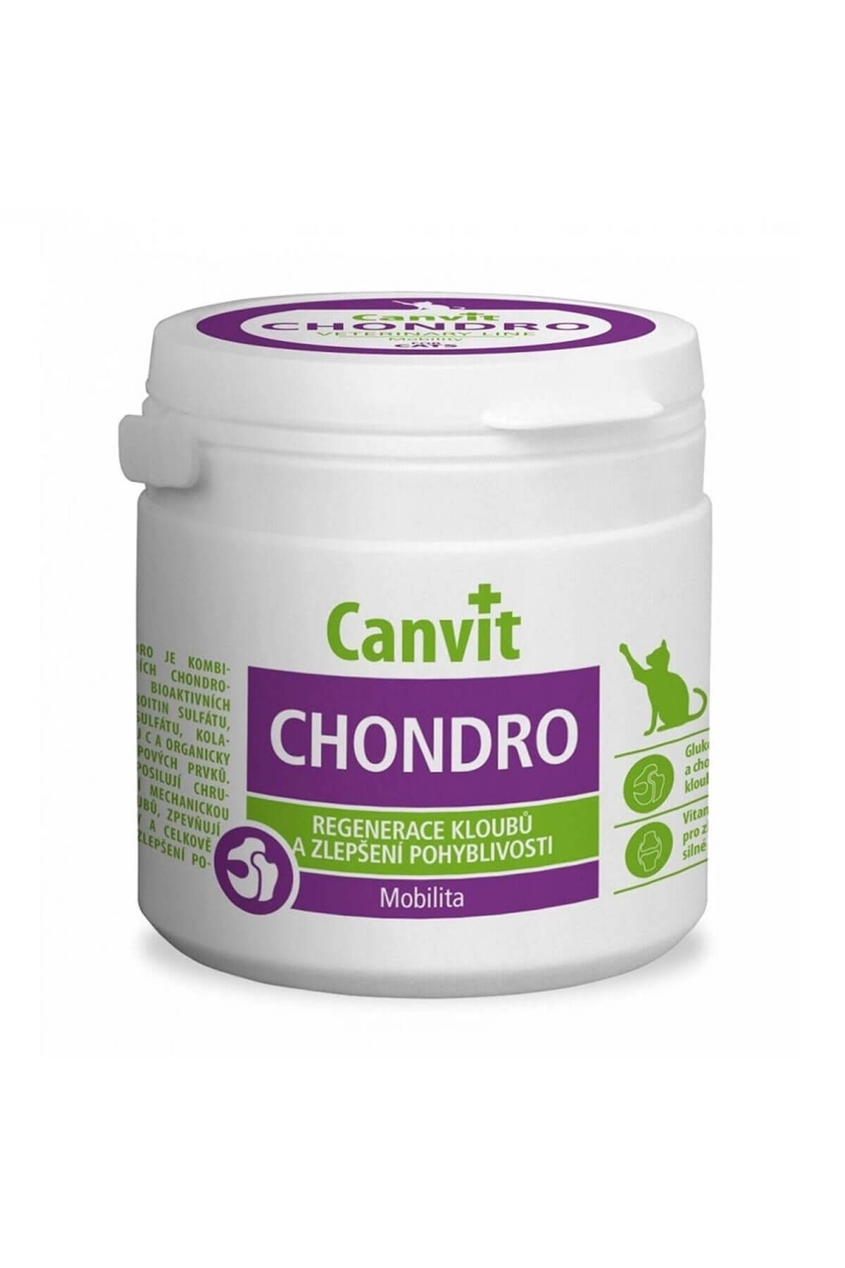 ویتامین گربه سالمند و دارای اضافه‌وزن کنویت Canvit Chondro Cat، ۱۰۰ گرم