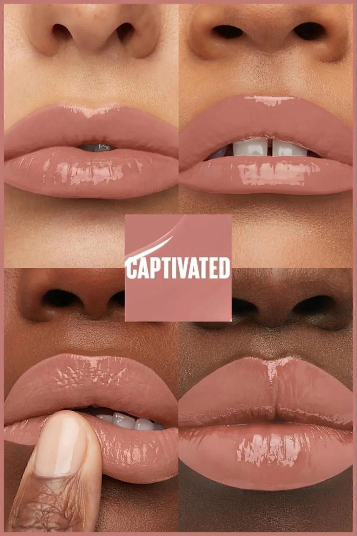 رژ لب براق مایع جوهر وینیل Super Stay 95 captivated میبلین Maybelline