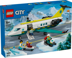 مجموعه ساختنی لگو LEGO سیتی City هواپیمای آمبولانس هوایی مدل 60465، ۴۰۳ قطعه