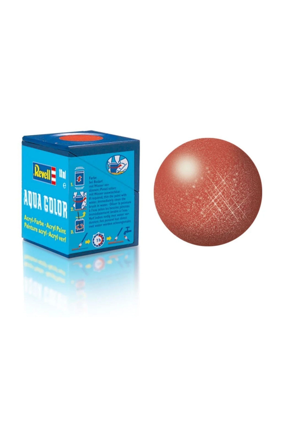 مدل خودرو REVELL 95 AQUA COLOR BRONZE METALLIC PAINT 18 ML از ترکیه NW NessiWorld