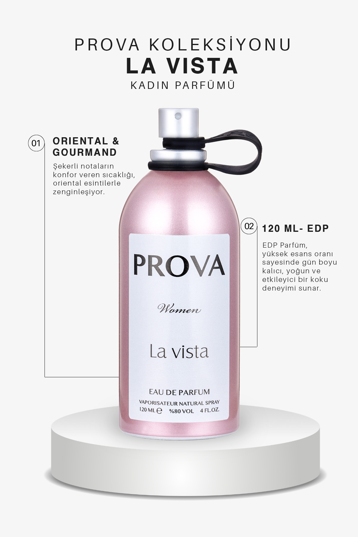 Prova عطر زنانه شرقی La Vista ادوپرفیوم 120 میلی لیتر