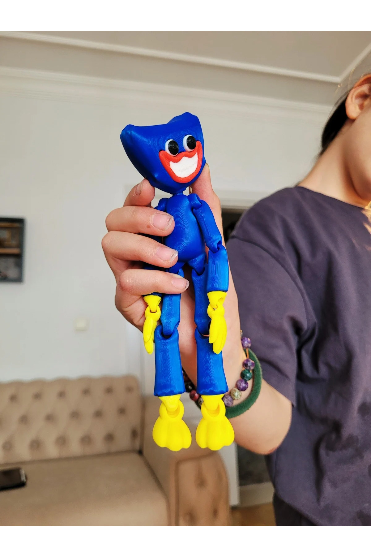 فیگور BLUE HUGGY FLEXI ANIMATED FIGURE 15 CM از ترکیه mimo