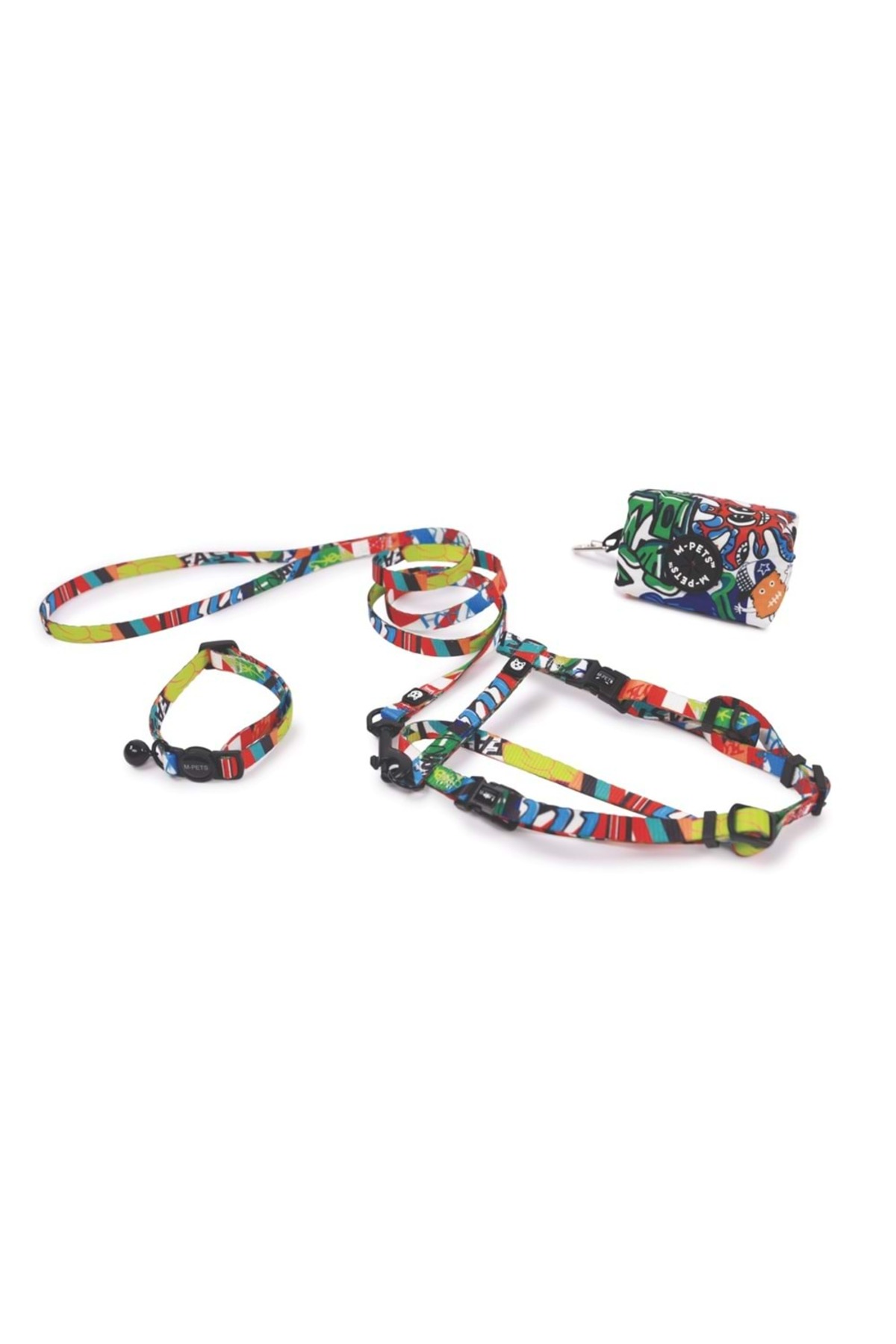 قلاده گربه Urban Style Freestyle ام‌پتس M-PETS، چندرنگ