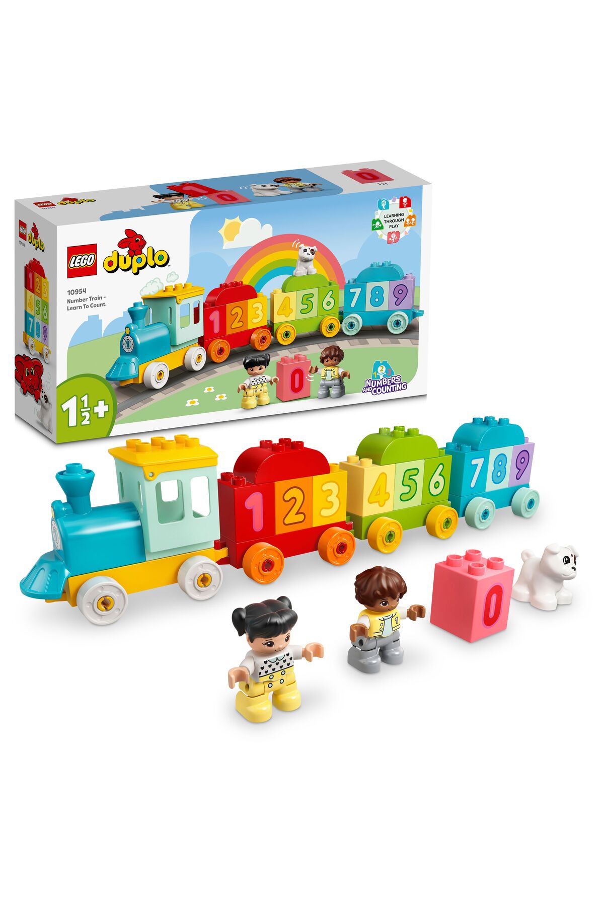 لگو و اسباب بازی های ساخت محور ® DUPLO® FIRST NUMBER TRAIN آموزش شمارش 10954 ست ساختمان آموزشی 1 2+ 23P از ترکیه LEGO