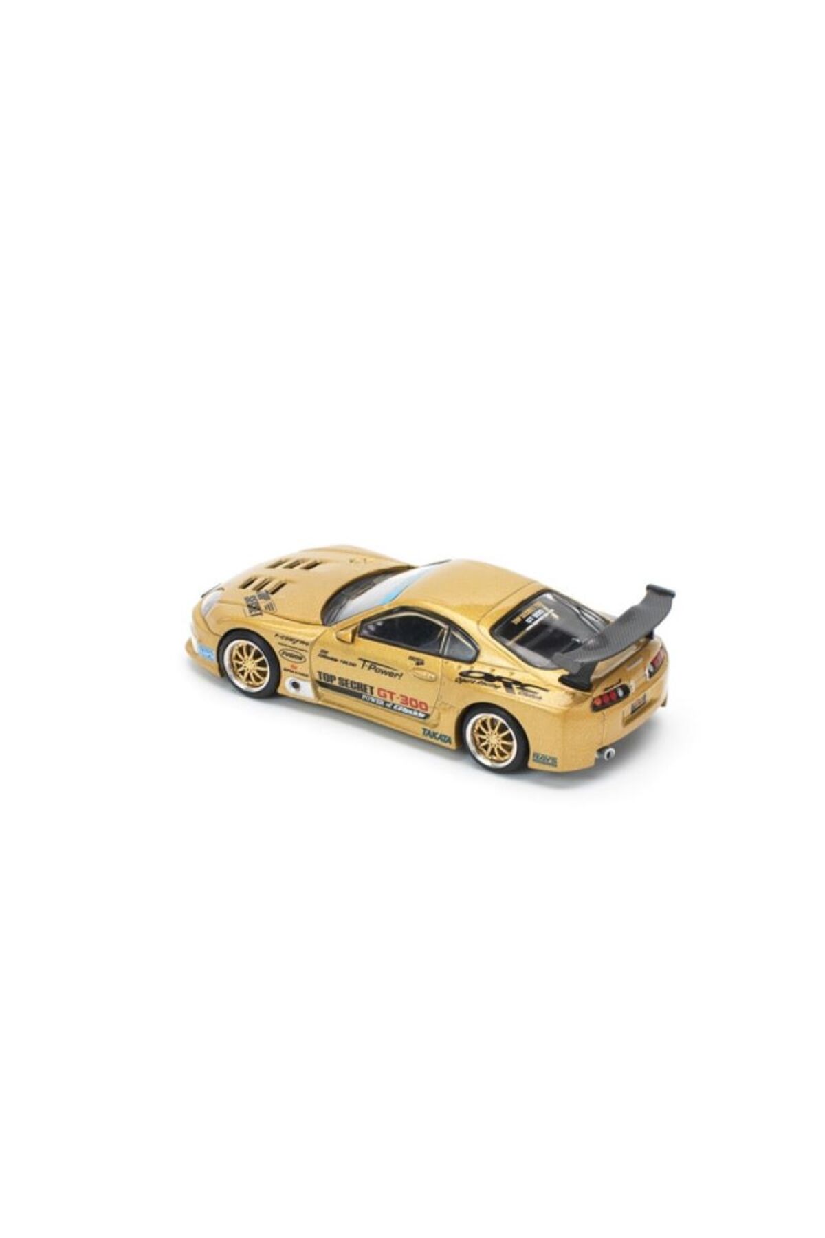 مدل خودرو POP RACE GT300 SUPRA GOLD 1:64 CAR1 اورجینال HOT WHEELS