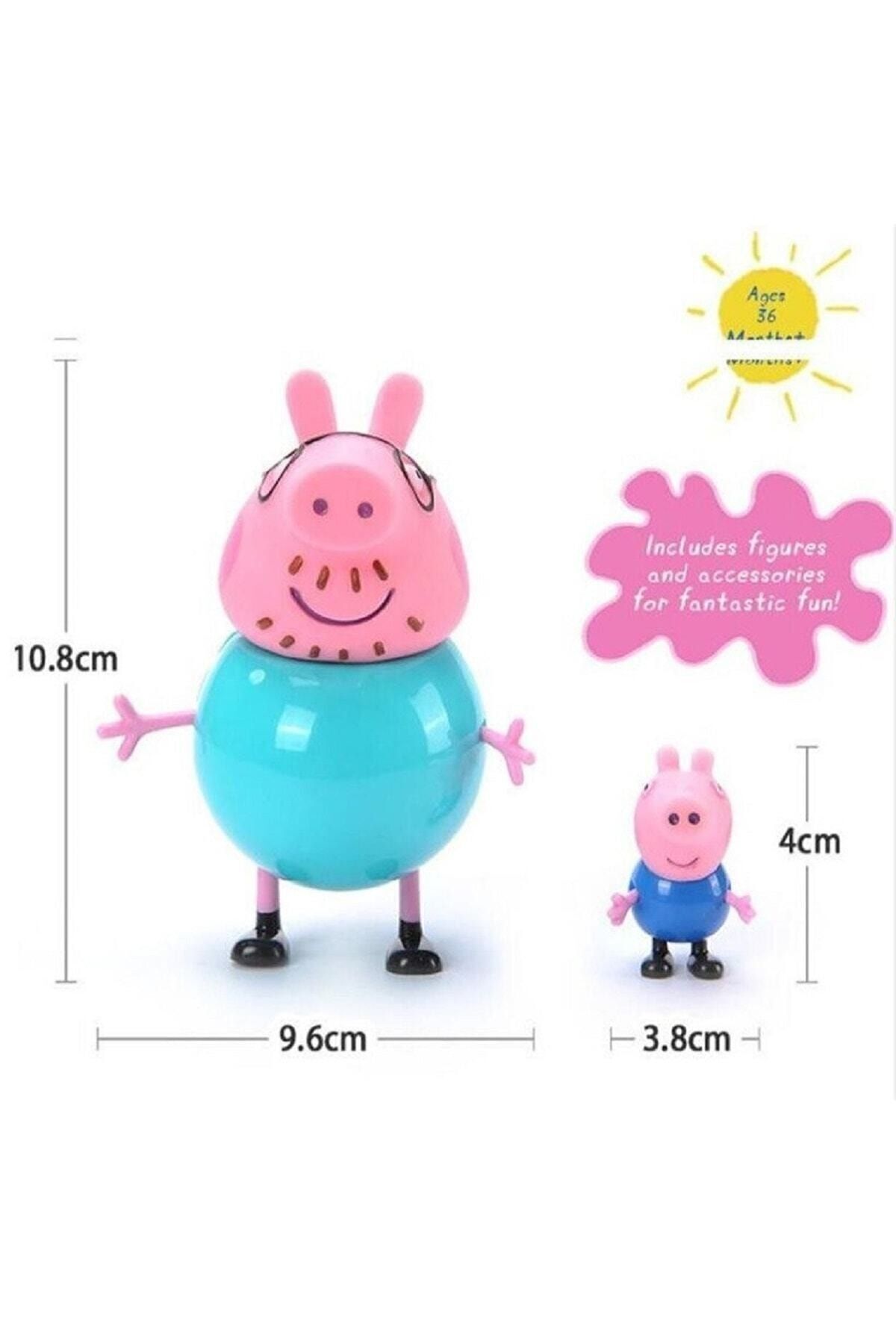 اسباب بازی های فیگور دیگر اکشن PEPPA PIG FAMILY ACTION FIG ست کامل 14 تایی Schulzz