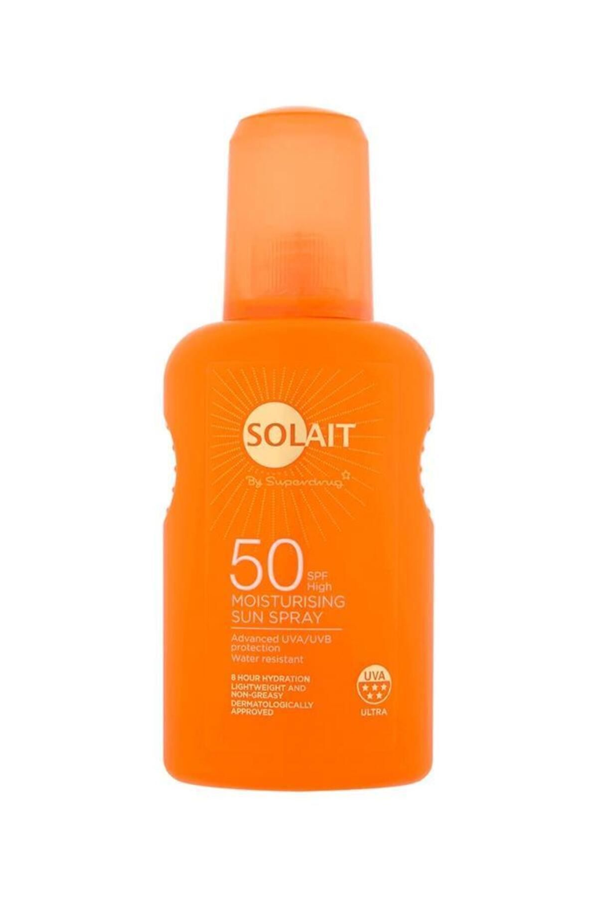 Solait ضدآفتاب اسپری مرطوب کننده واتسونز سولایت SPF50 200 میلی لیتر