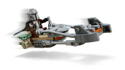 مجموعه ساختنی لگو LEGO استار وارز Star Wars مدل 75436، موتورسیکلت سرعتی مندلورین و گروگو، ۵۸ قطعه