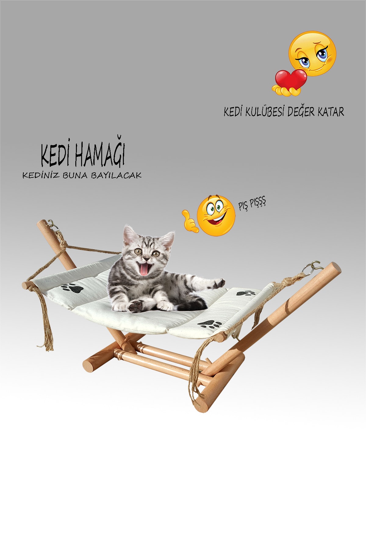 ننو و جای خواب گربه کیدی‌گرام Kedigram مدل 0155، رنگ اکرو