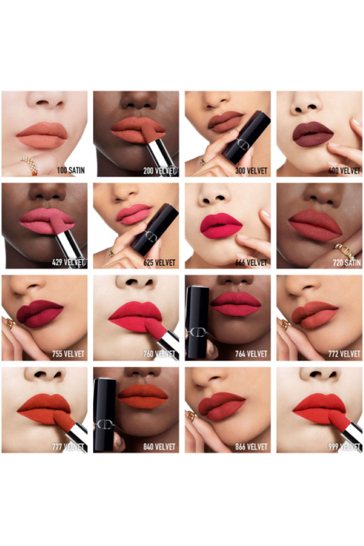 رژ لب ROUGE DIOR طولانی مدت مرطوب کننده مراقبت از گل 3.5 گرم Dior