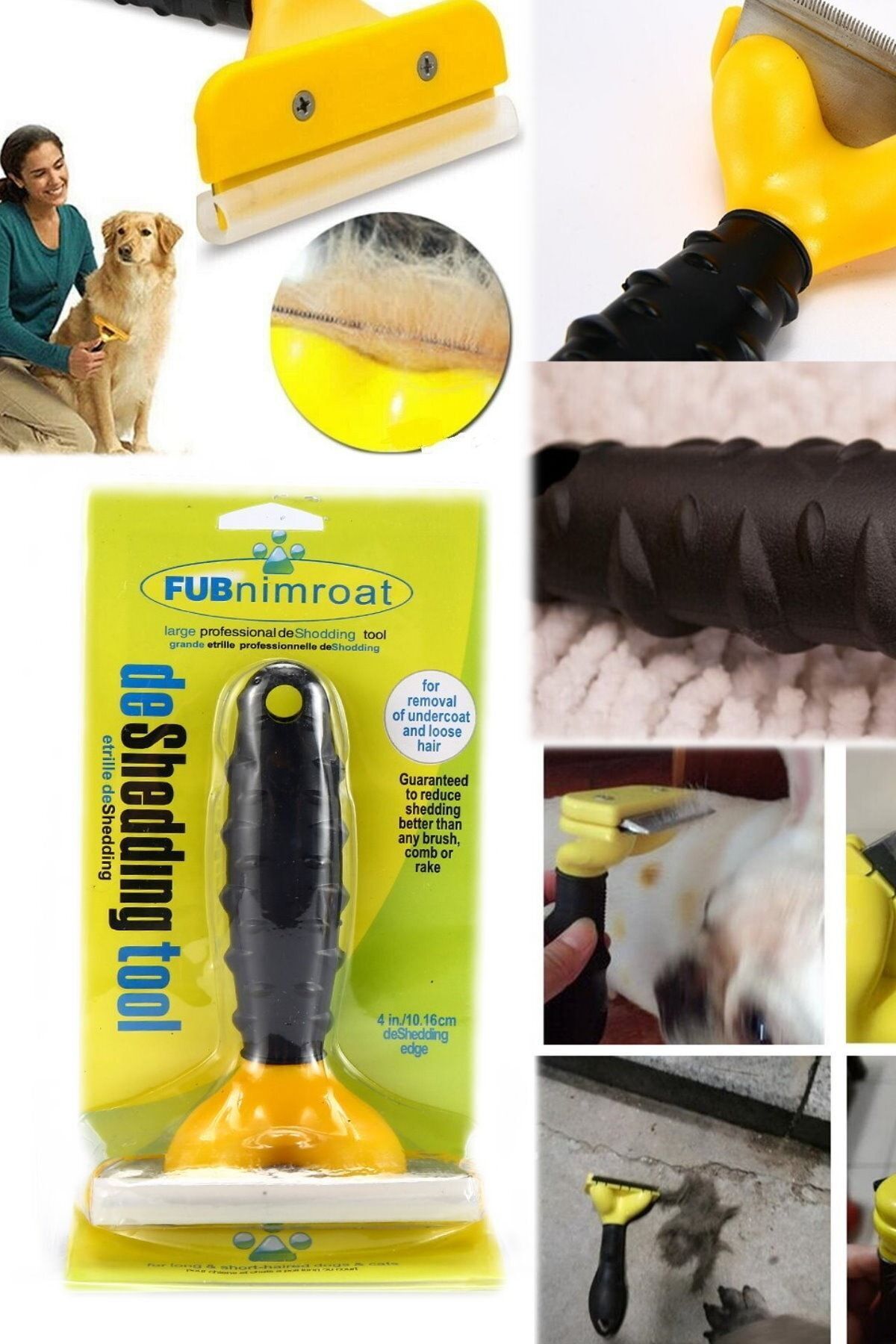 برس مراقبت از حیوانات مونیکو Munico برای گربه و سگ، فولاد ضدزنگ
