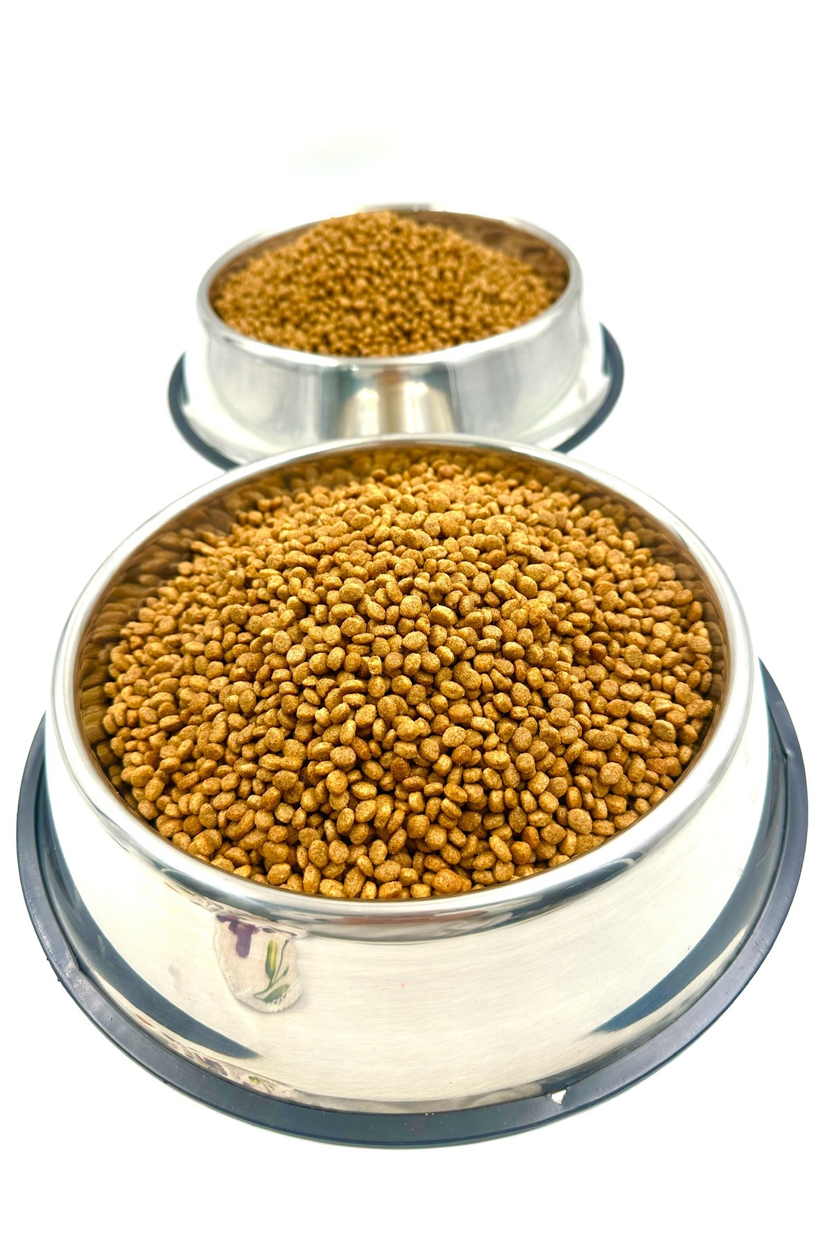 ست ۲ عددی ظرف غذای و آب سگ تاسما مارکت Tasma Market، استیل با کف ضدلغزش، ۳۰ سانتی‌متری فلزی