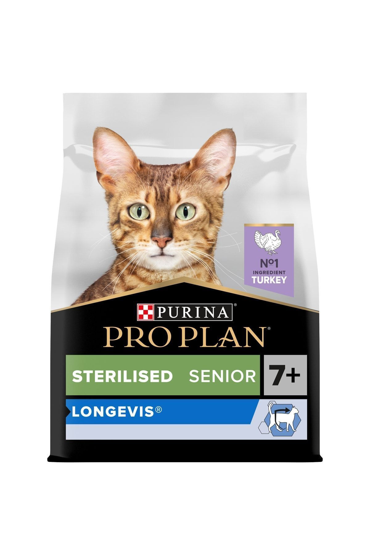 غذای خشک گربه‌های سالمند پروپلن Pro Plan Sterilised 7+، ۳ کیلوگرم