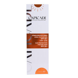 کرم ضدآفتاب کپیکید Capicade با SPF50+ مخصوص پوست‌های خشک و حساس ۱۰۰ میلی‌لیتر