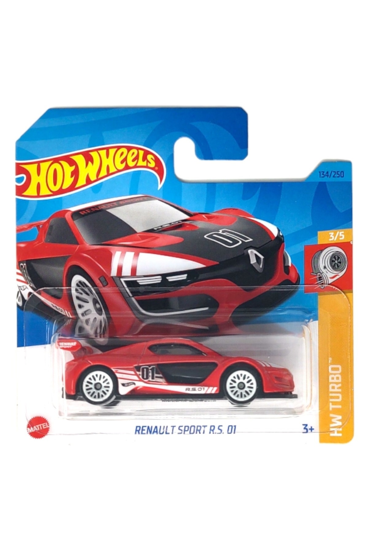 ماشین اسباب بازی اتومبیل های مجرد RENAULT SPORT R.S. 01 HKJ38 هات ویلز اورجینال HOT WHEELS