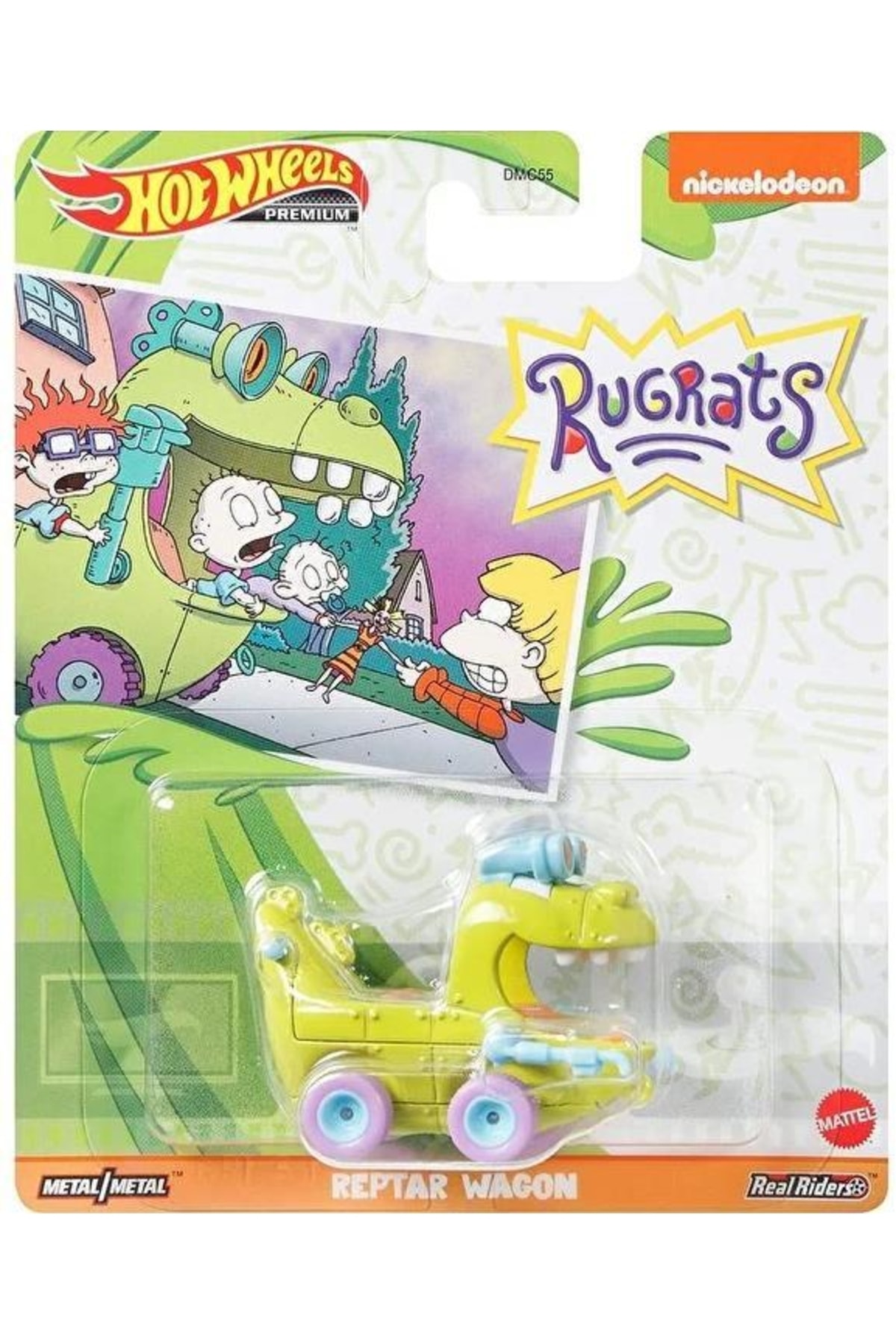 ماشین اسباب بازی RUGRATS PREMIUM REPORTAR WAGON GRL61 هات ویلز اورجینال HOT WHEELS