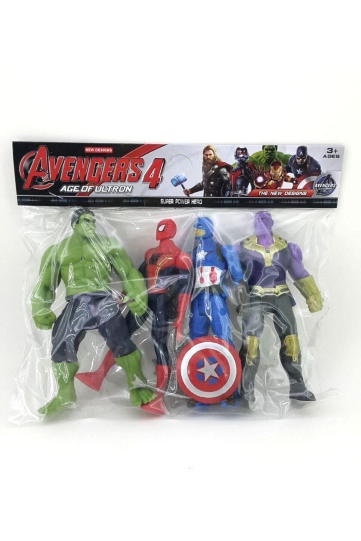 اسباب بازی های فیگور دیگر AVENGERS SUPER HEROES مجموعه 4 Hulk