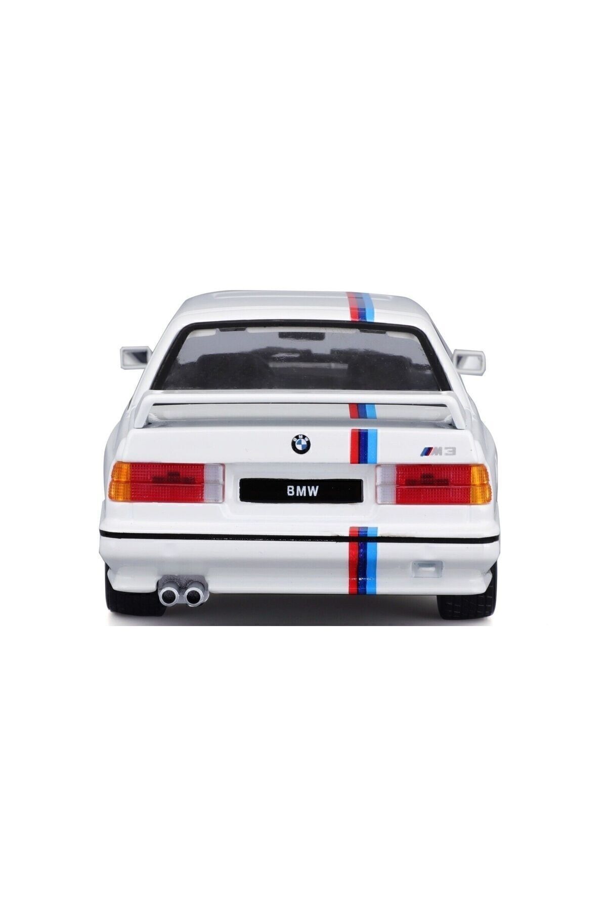 مدل خودرو 1988 BMW 3 SERIES M3 سفید E30 1:24 SCALE BRAND BURAGO اورجینال Burago