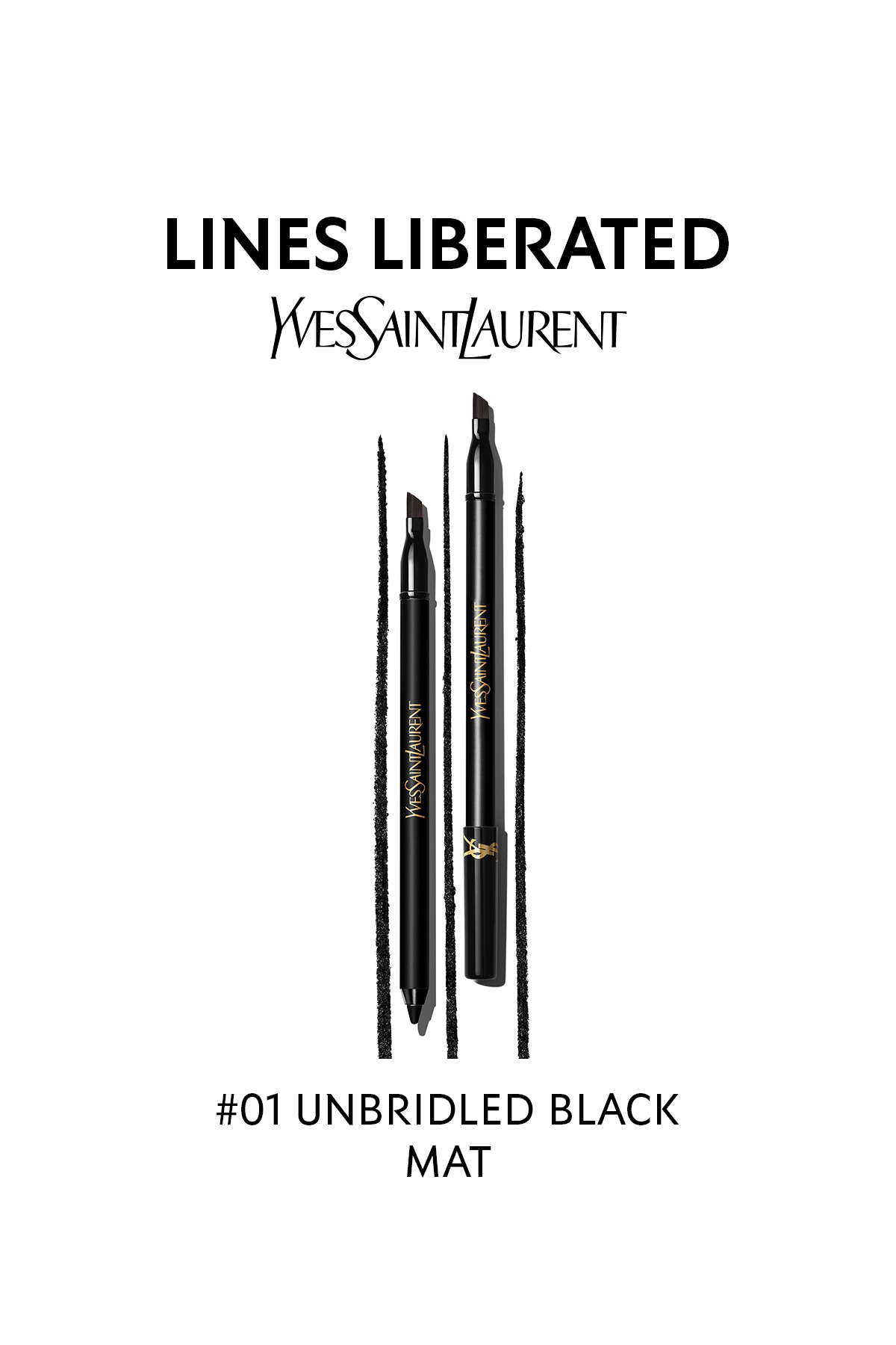 مداد چشم ضد آب LINES LIBERATED 01 UNBRIDLED مشکی Yves Saint Laurent