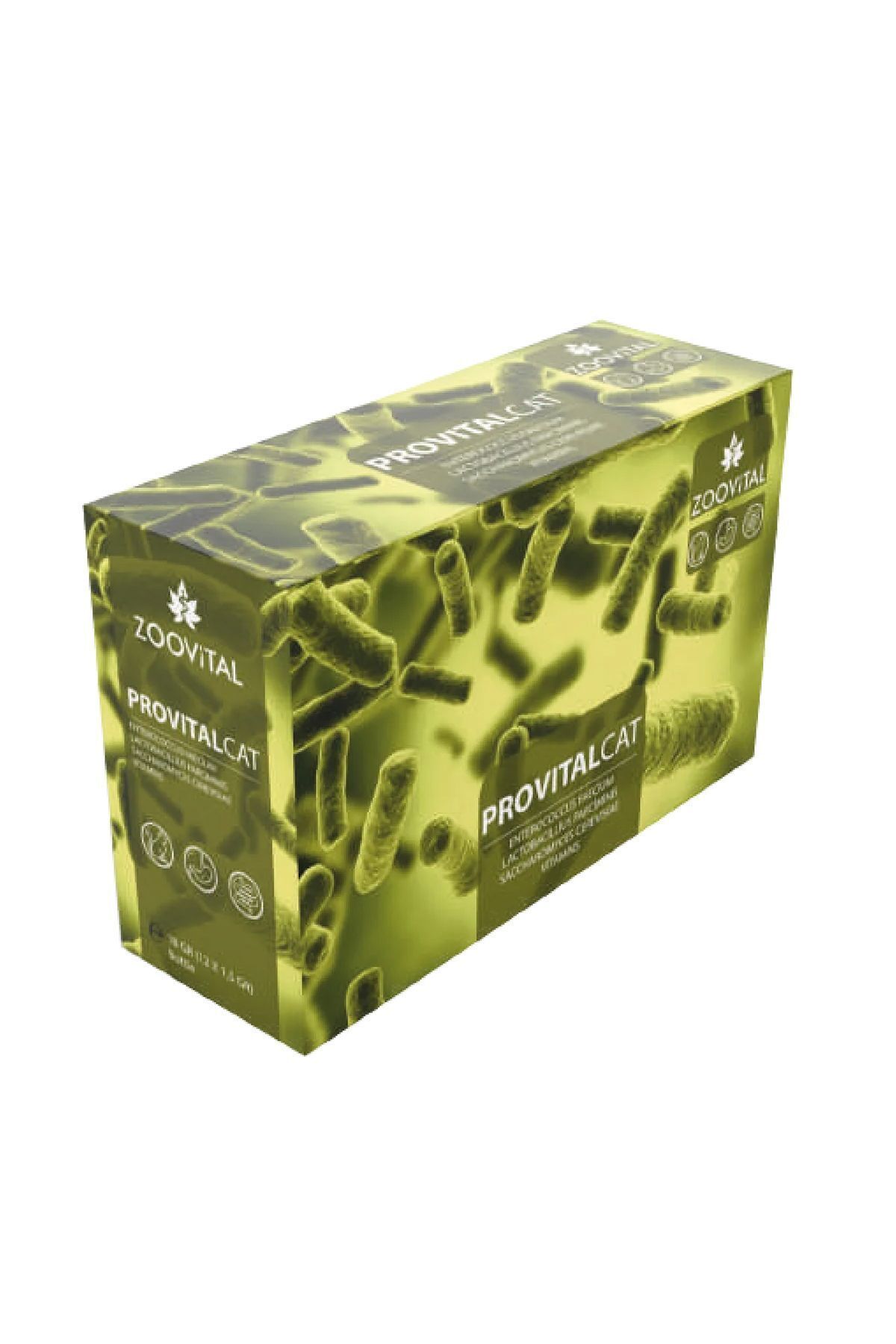 مکمل پودری گربه زوویتال Zoovital Provital Cat حاوی پروبیوتیک، پری‌بیوتیک و ویتامین